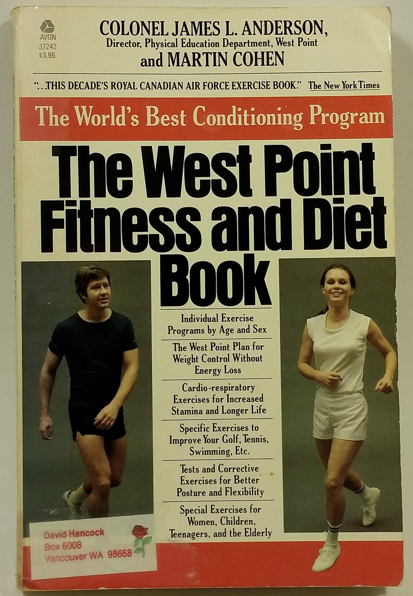 West Point Fitness and Diet Book,Used