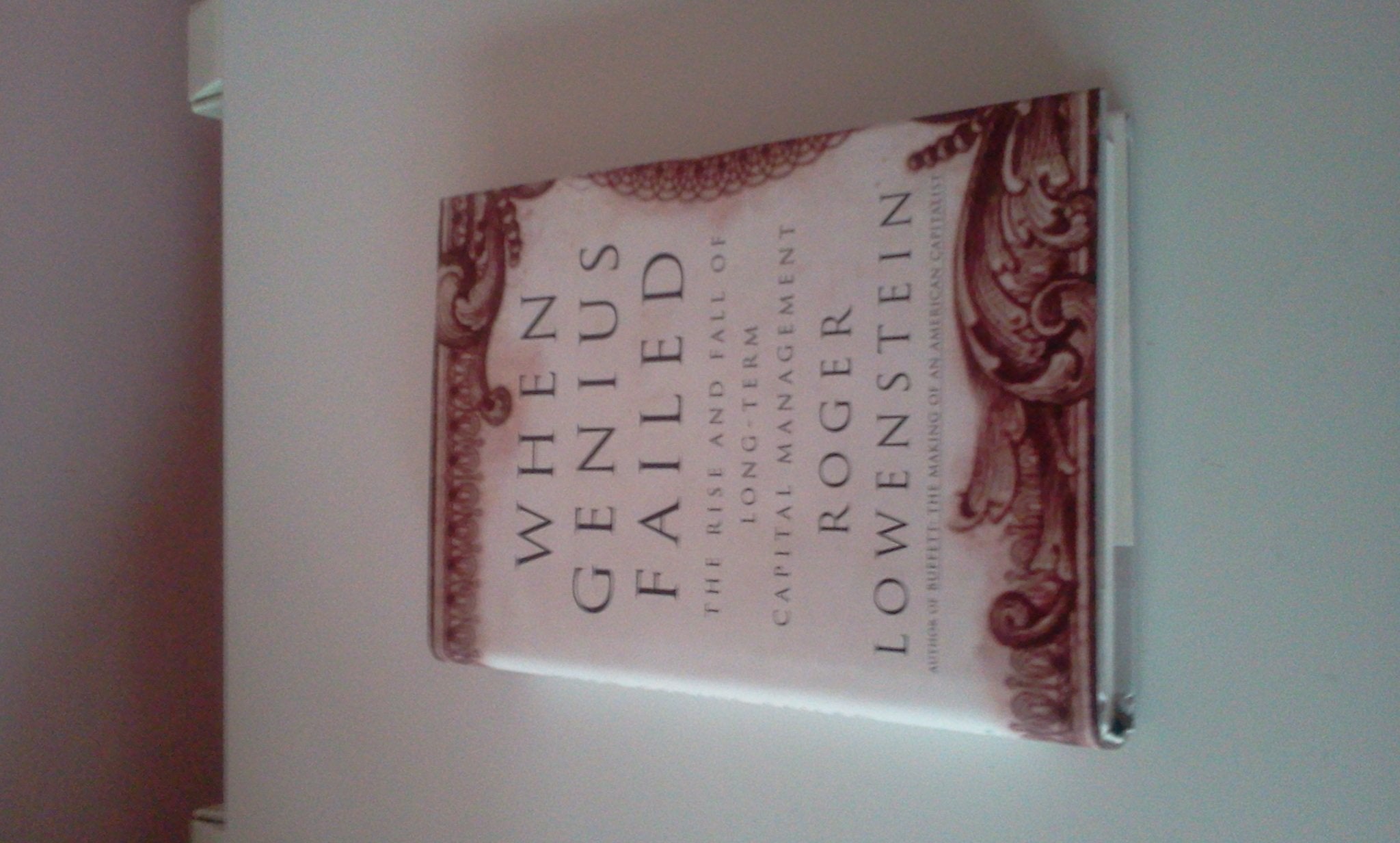 When Genius Failed: The Rise and Fall of LongTerm Capital Management,New