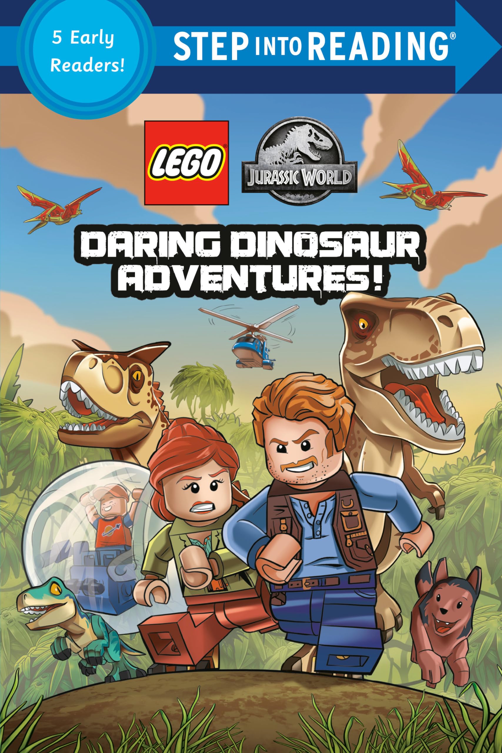 Daring Dinosaur Adventures! (Lego Jurassic World) (Step Into Reading),New