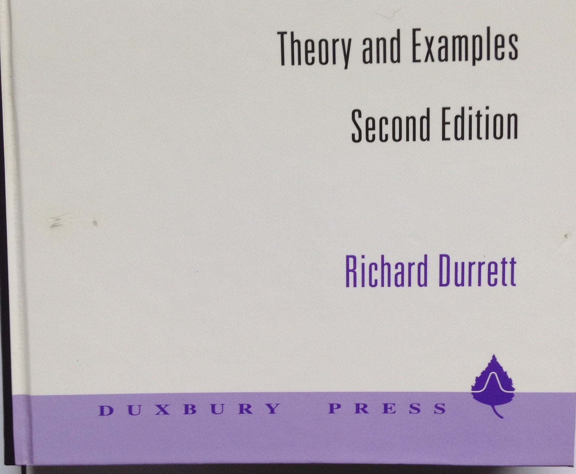 Probability: Theory and Examples,New