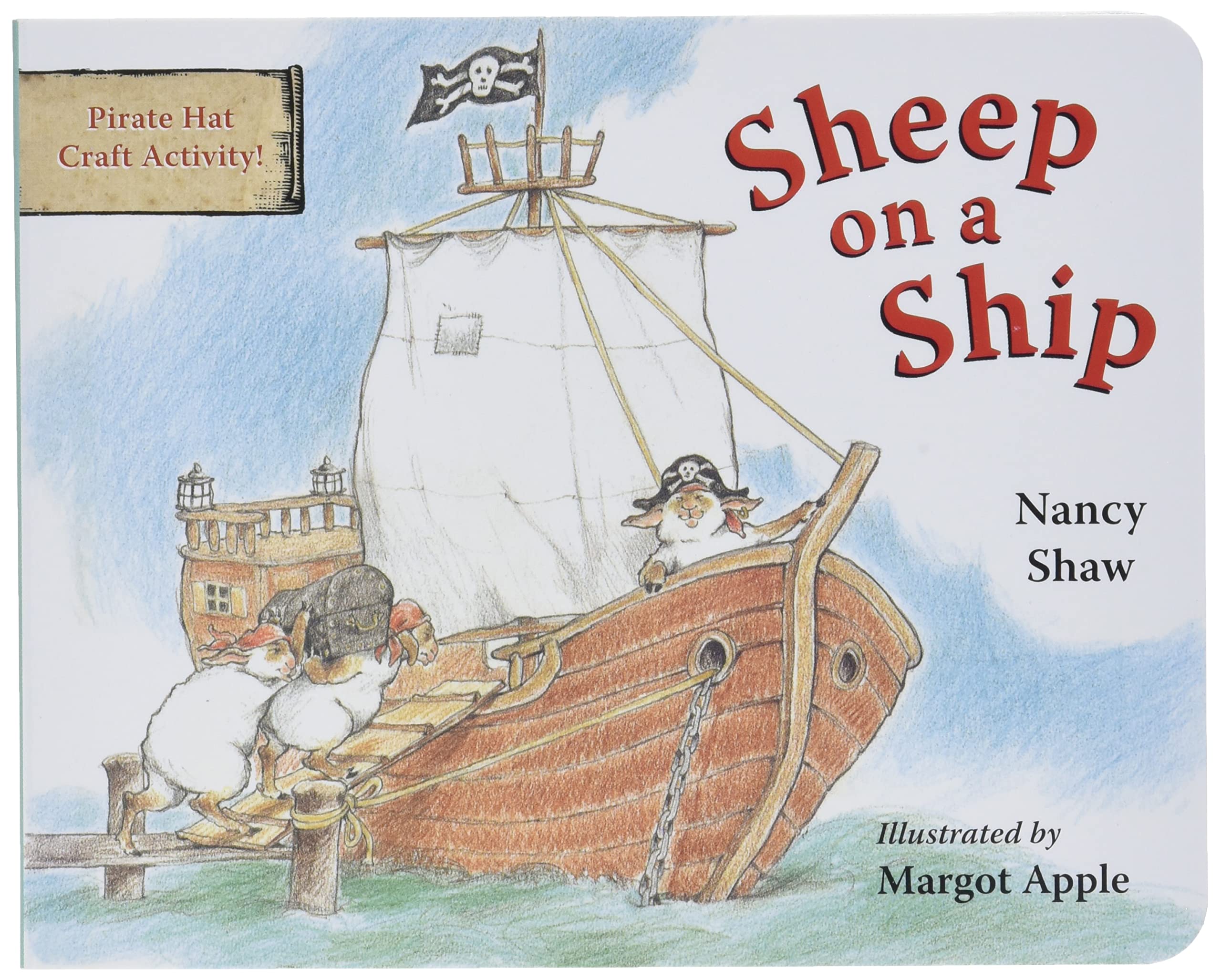 Sheep On A Ship Board Book (Sheep In A Jeep),Used