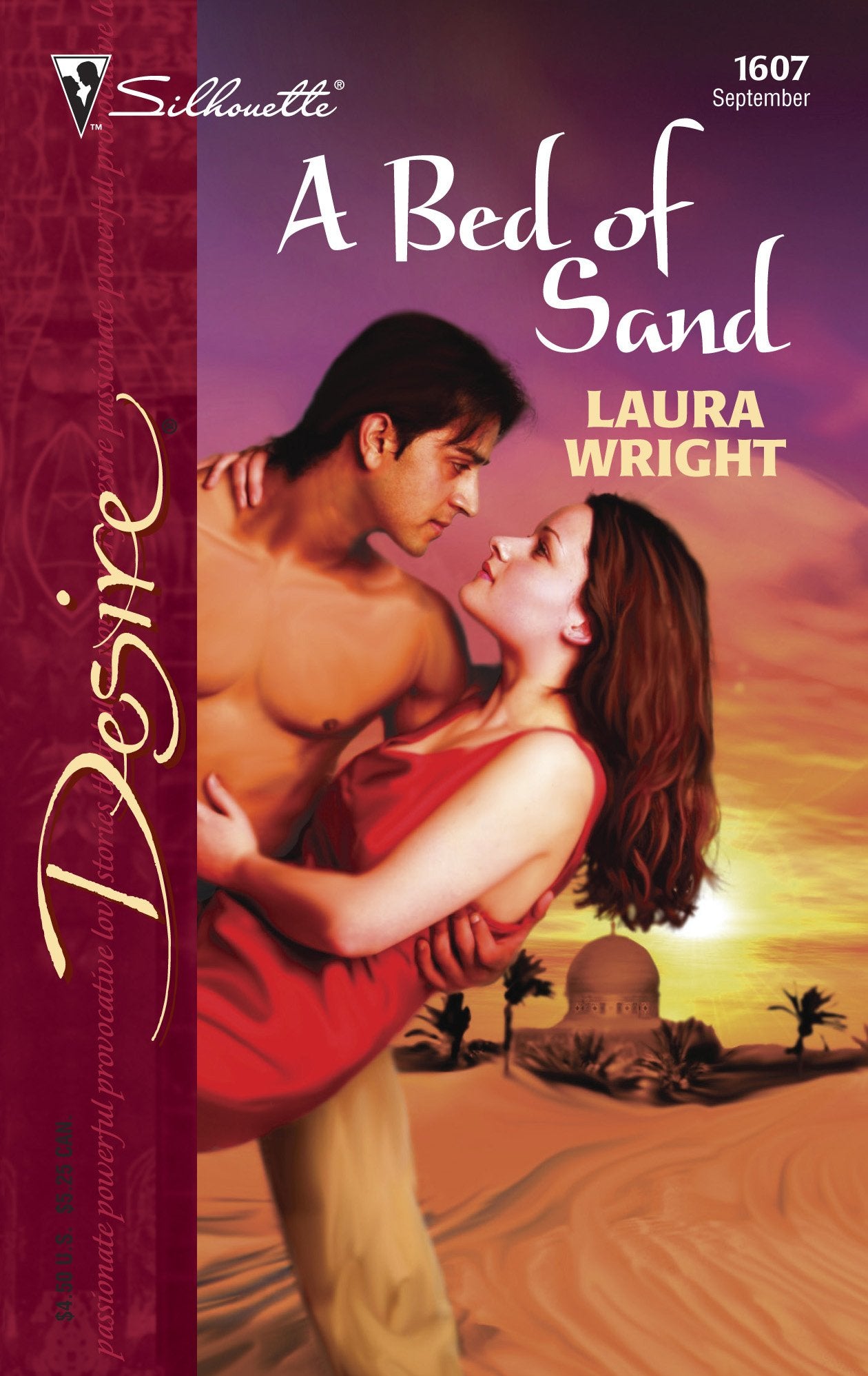 A Bed of Sand (Harlequin Desire),Used