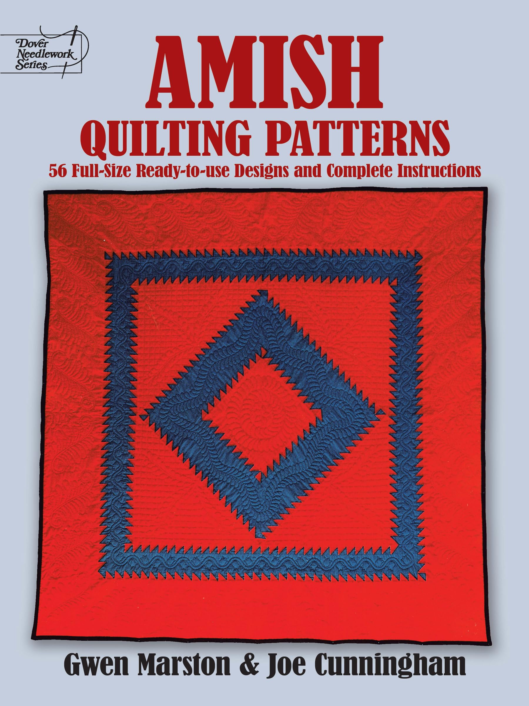 Amish Quilting Patterns: 56 FullSize ReadytoUse Designs and Complete Instructions (Dover Crafts: Quilting),Used