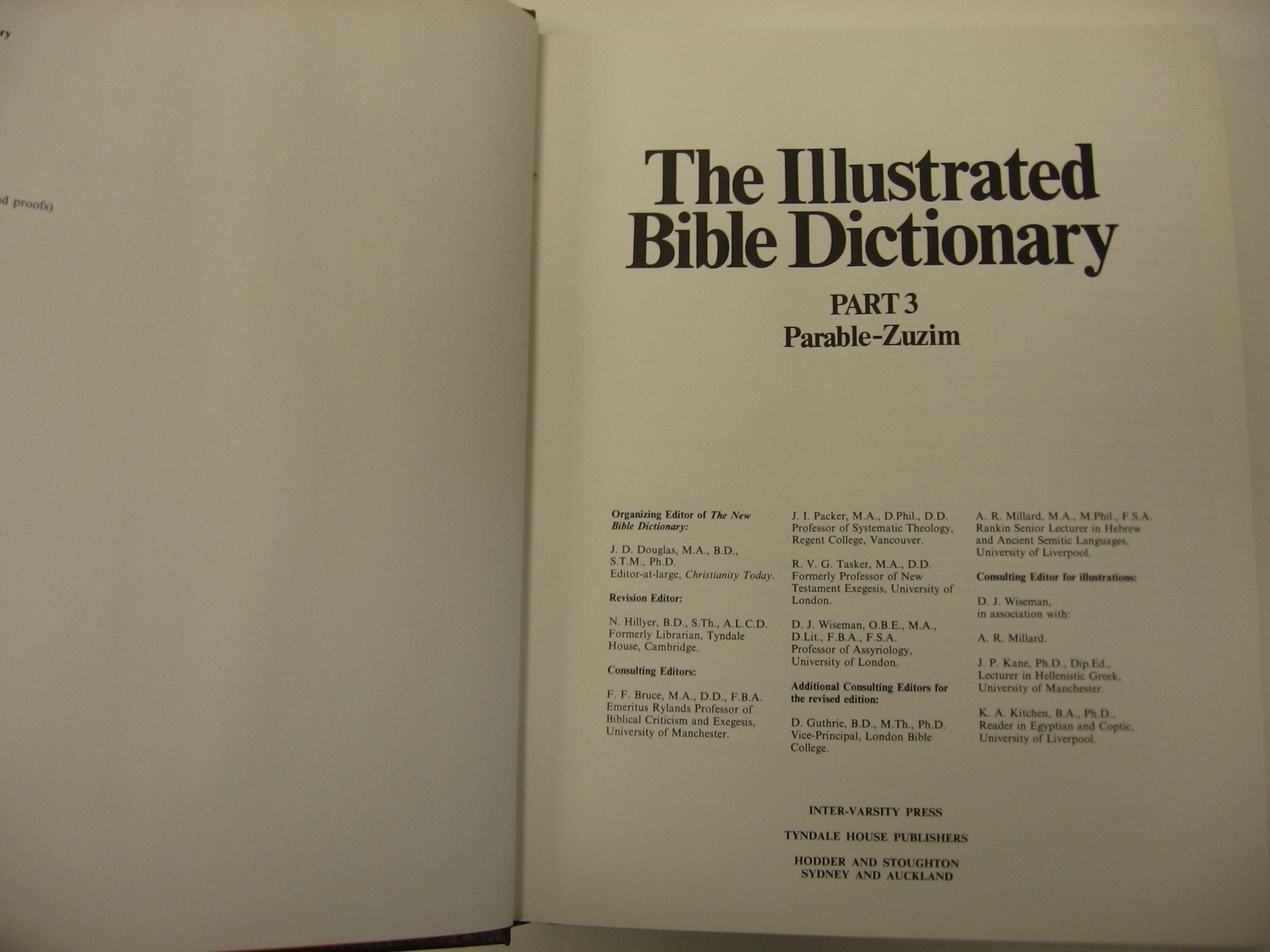 Illustrated Bible Dictionary: 3,Used