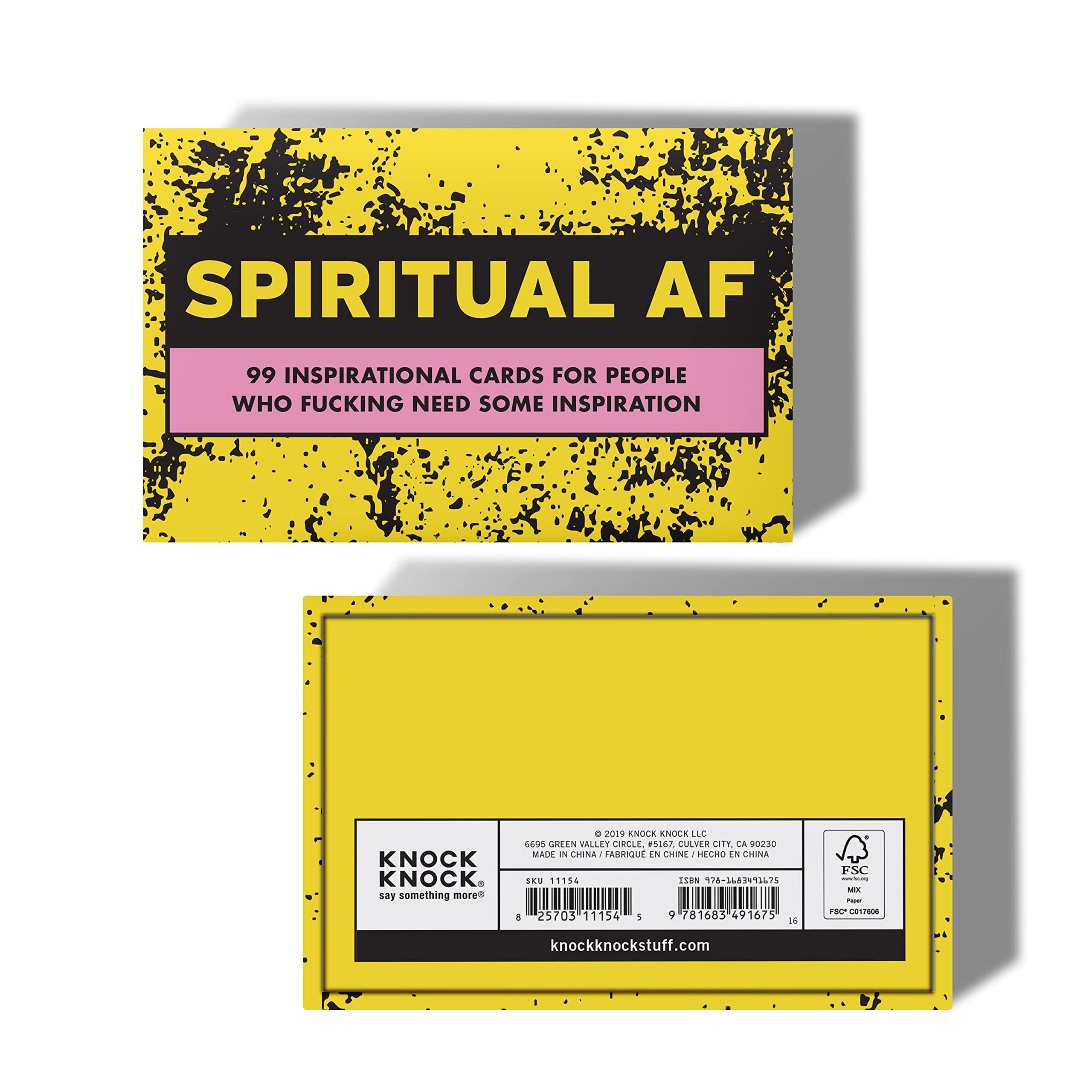 Knock Knock Spiritual AF Deck,Used