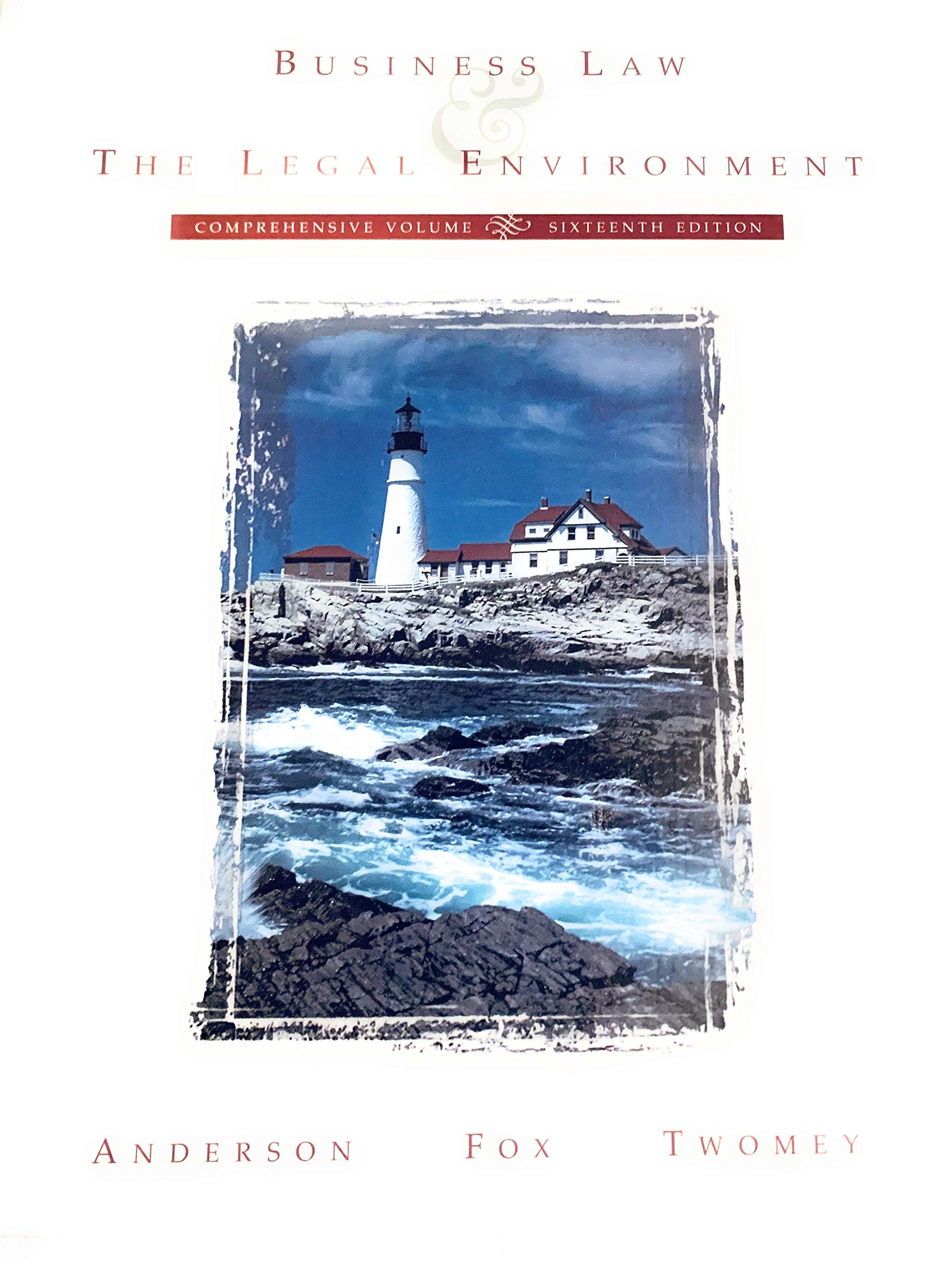 Business Law and the Legal Environment, Comprehensive Volume (16th ed),Used