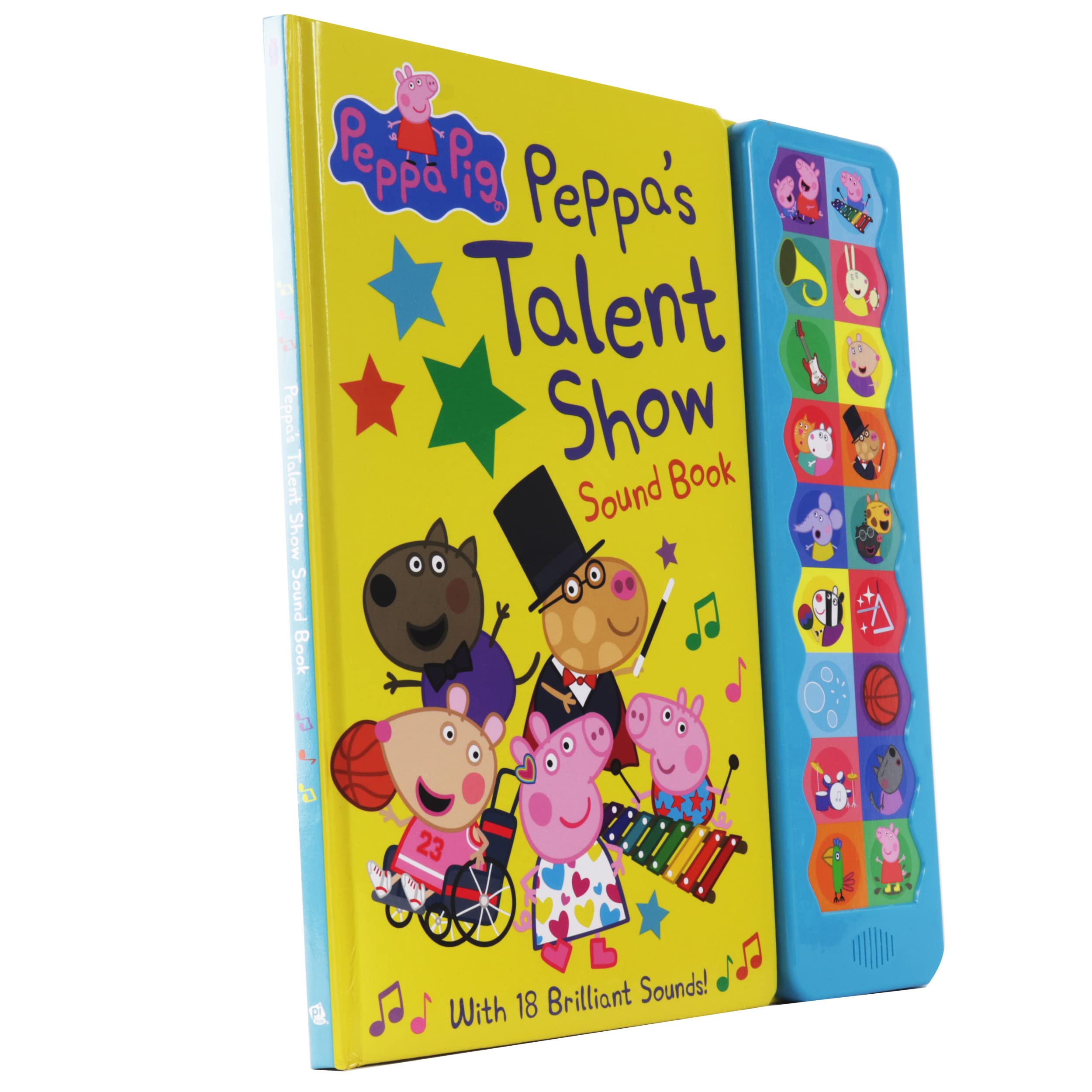 Peppa Pig  Peppa's Talent Show 18Button Interactive Sound Book  Peppa, George, Mummy, Daddy, and More!  PI Kids,Used