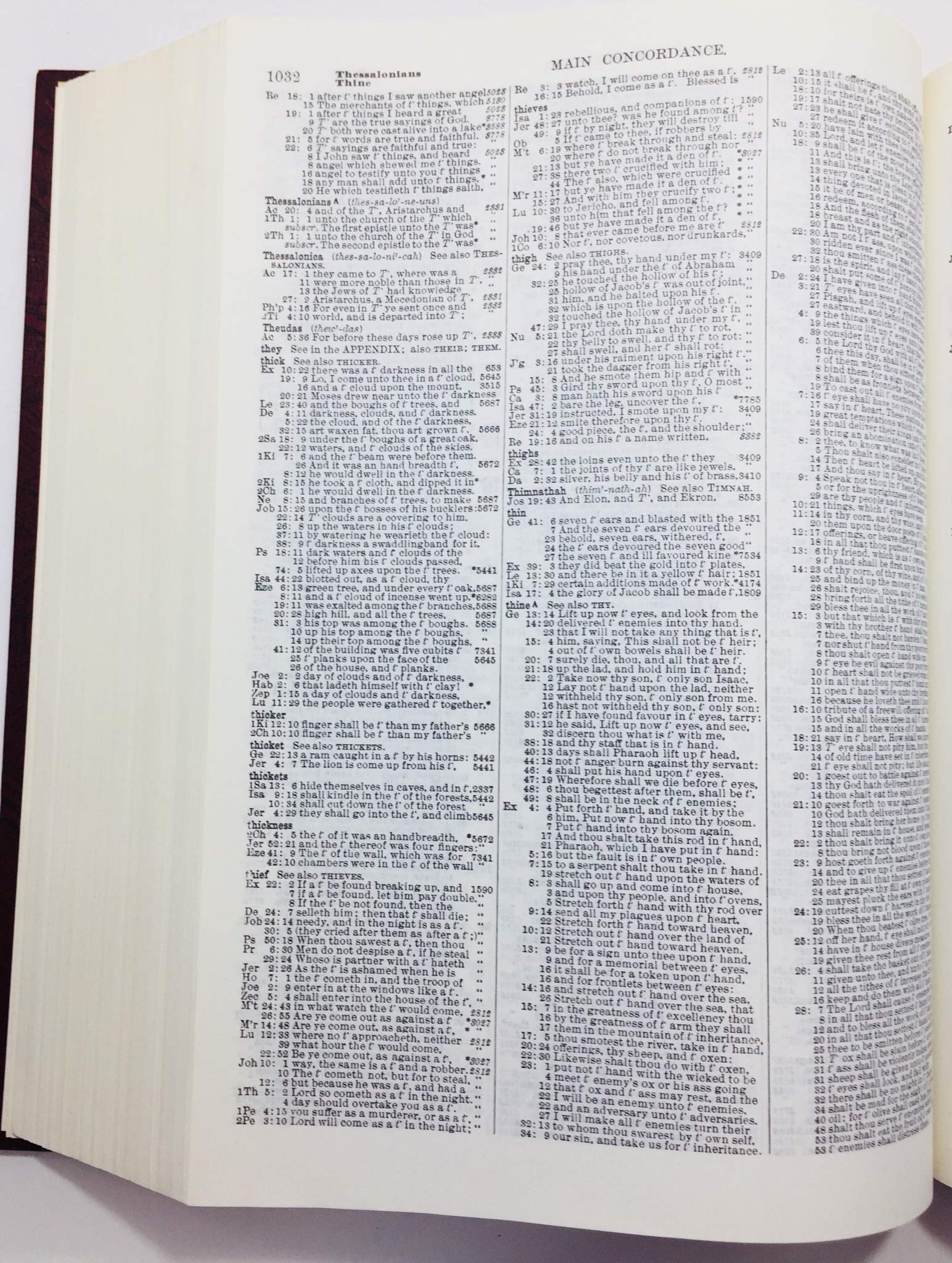 King James Version Strongs Concordance Rsc,Used
