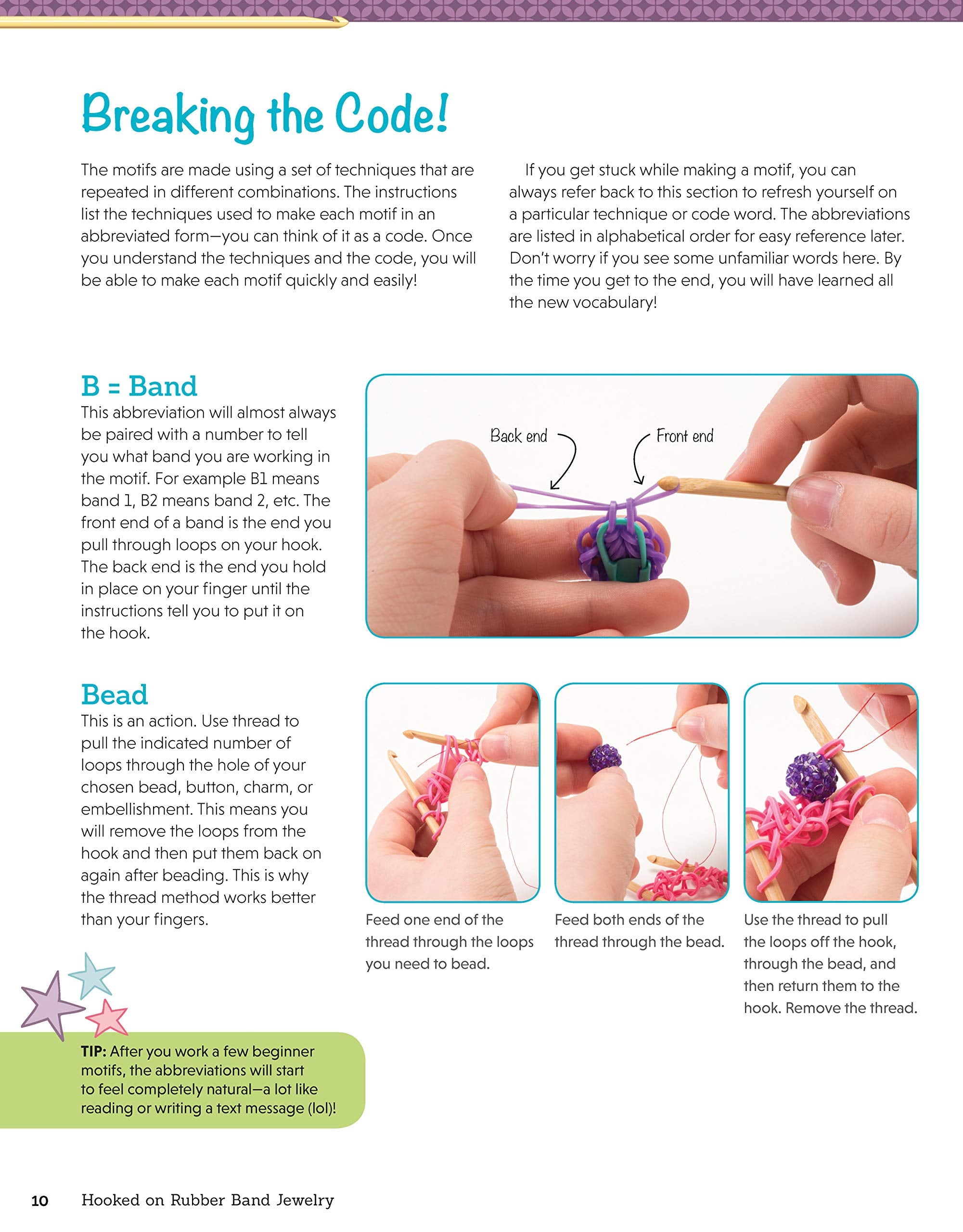 Hooked on Rubber Band Jewelry: 12 OfftheLoom Designs for Bracelets, Necklaces, and Other Accessories (Design Originals) Easy S,Used