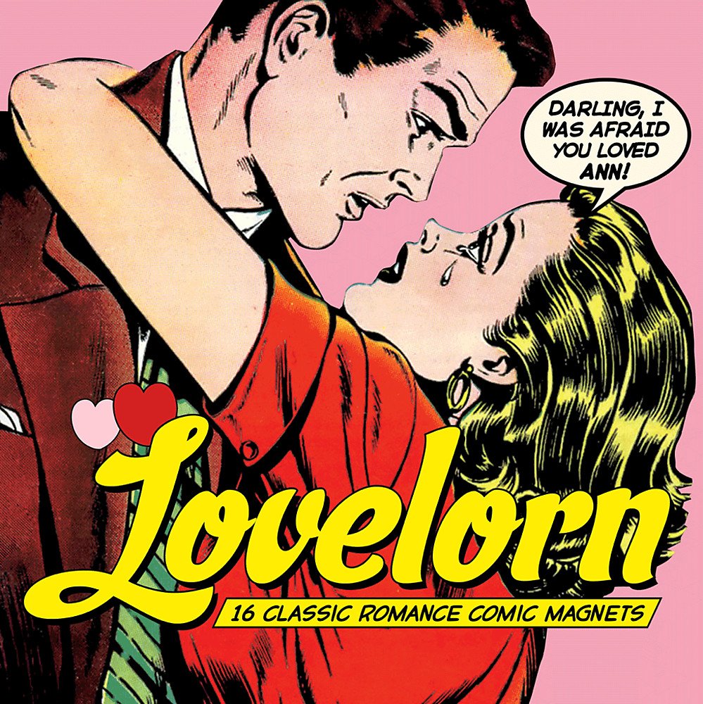 Lovelorn: 16 Classic Romance Comic Magnets,Used