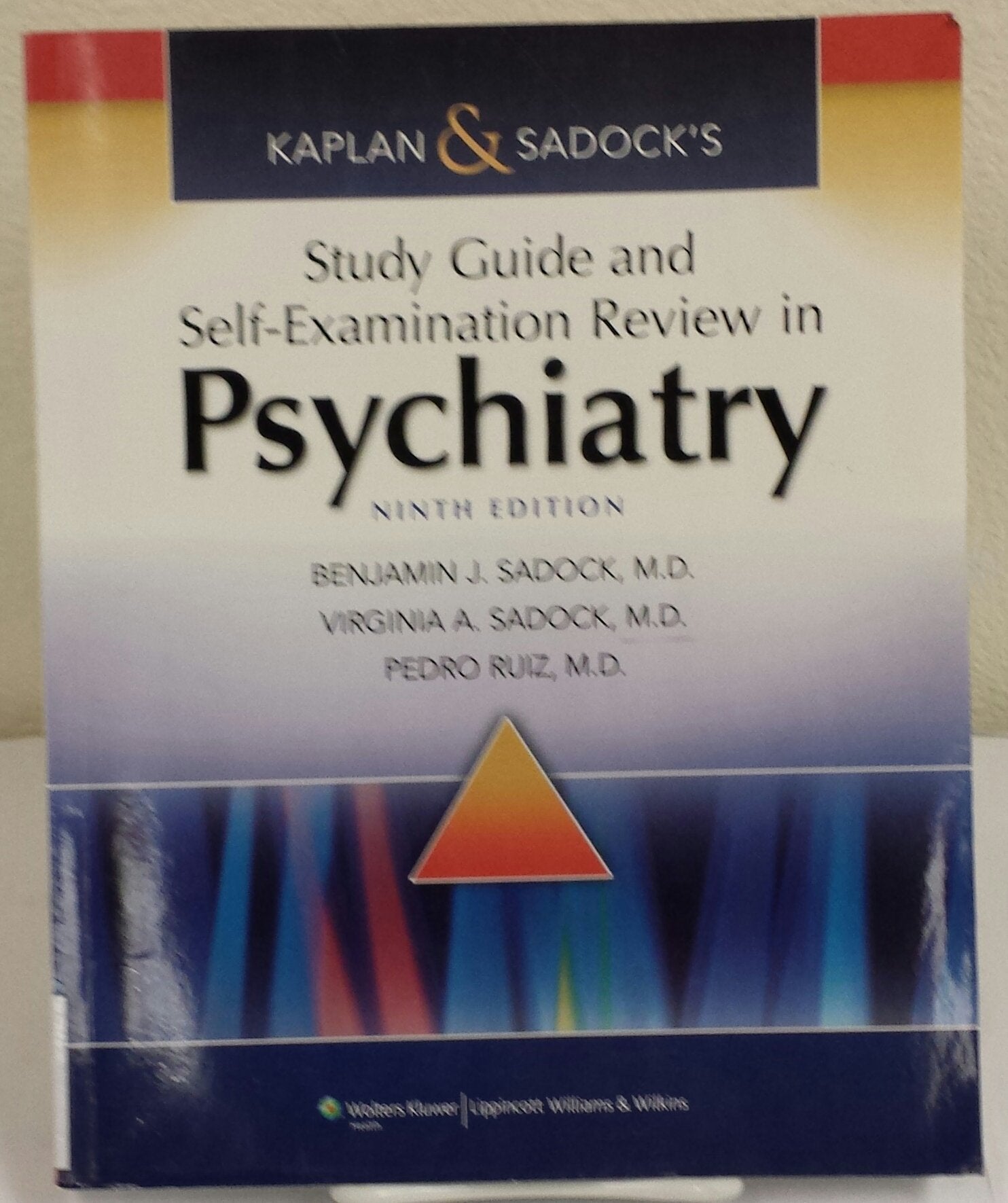 Kaplan & Sadock's Study Guide and SelfExamination Review in Psychiatry (STUDY GUIDE/SELF EXAM REV/ SYNOPSIS OF PSYCHIATRY (KAPL,Used