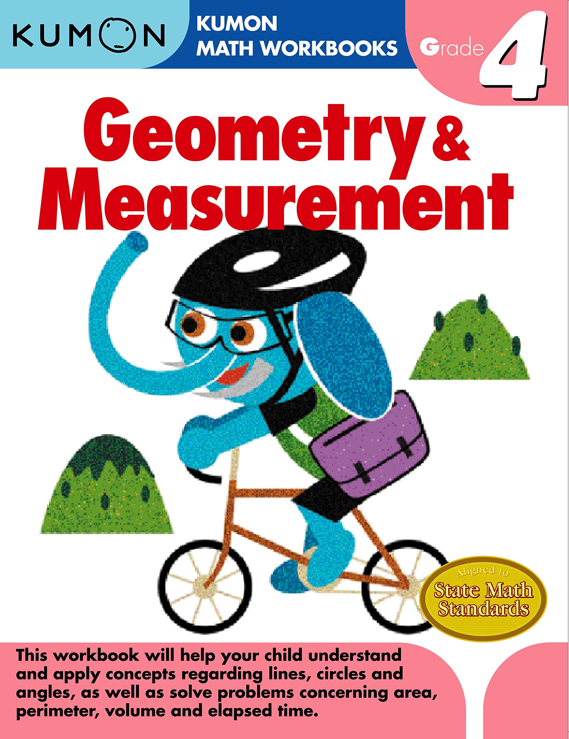 Kumon Grade 4 Geometry & Measurement (Kumon Math Workbooks),New