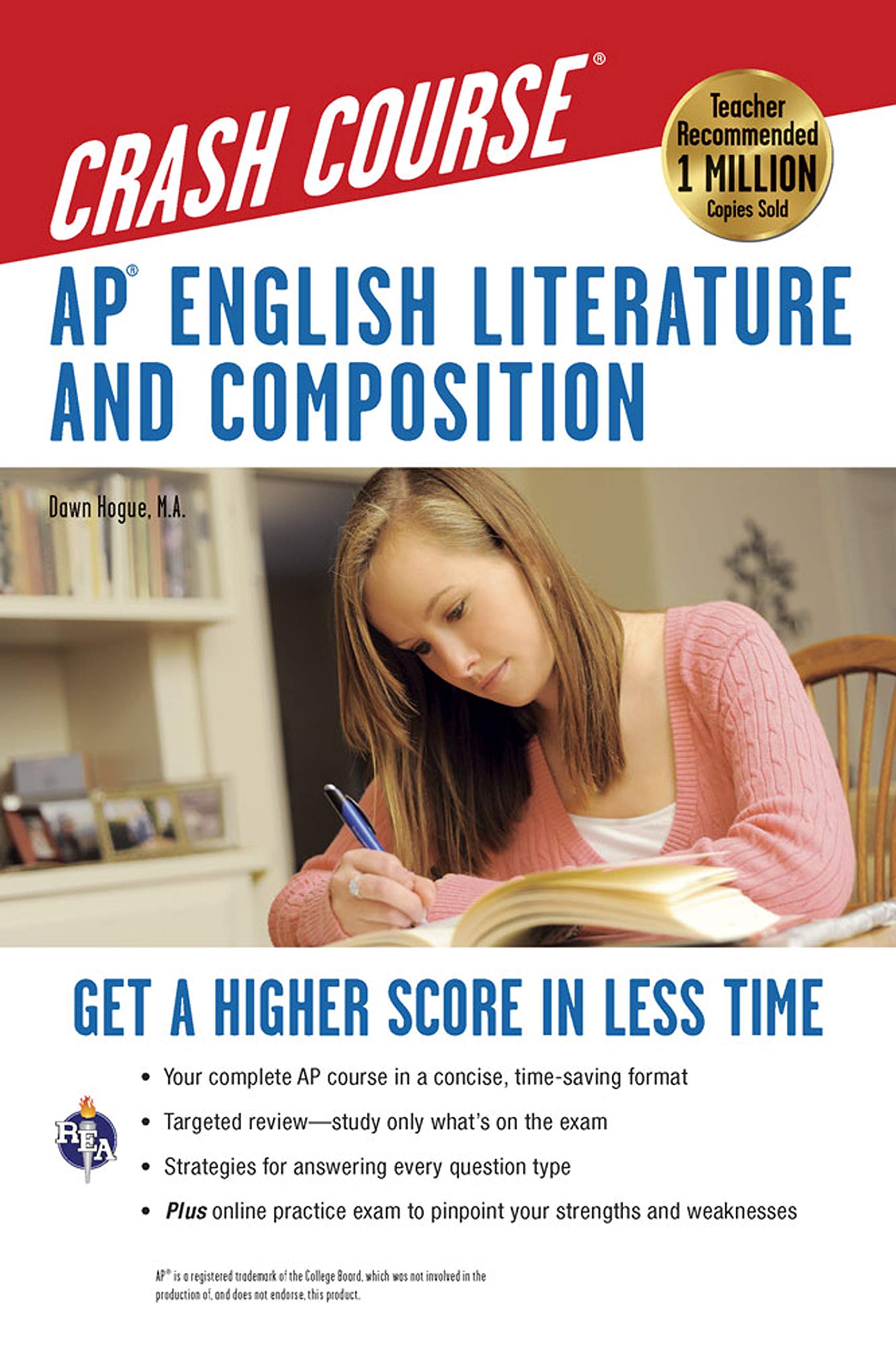 AP English Literature & Composition Crash Course Book + Online: Get a Higher Score in Less Time (Advanced Placement (AP) Crash C,Used