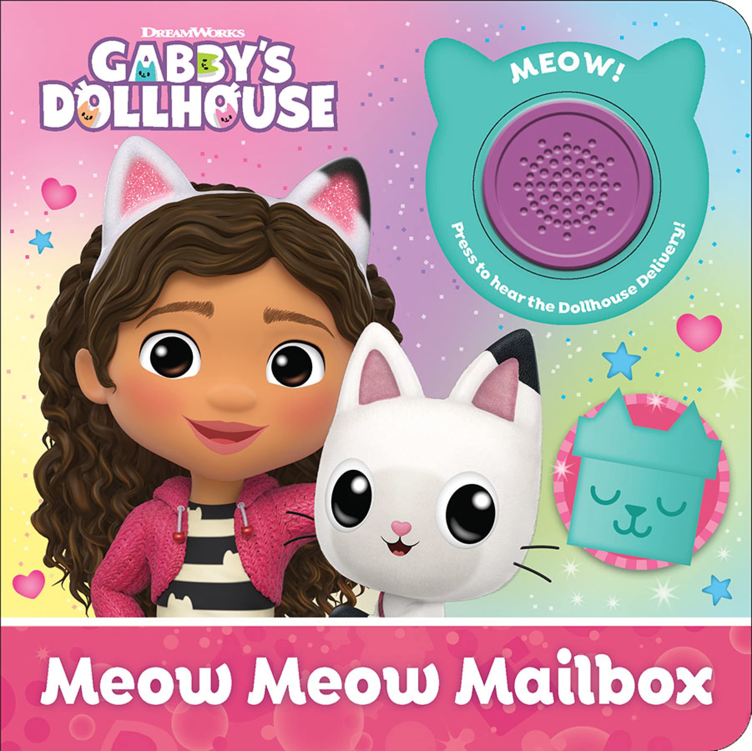 DreamWorks Gabby's Dollhouse  Meow Meow Mailbox Sound Book  PI Kids,Used