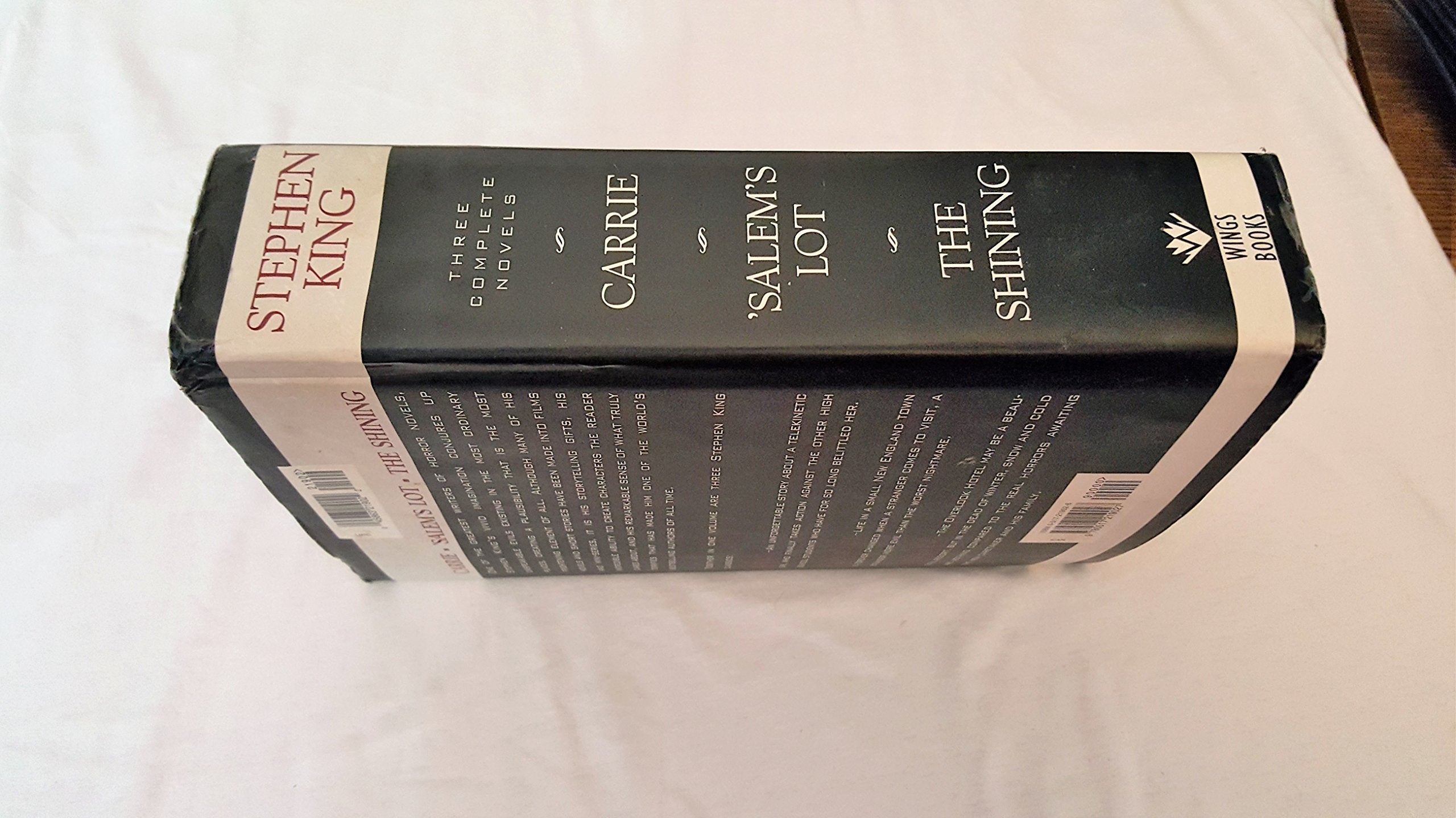 Stephen King: Three Complete Novels: Carrie; Salems Lot; The Shining-new