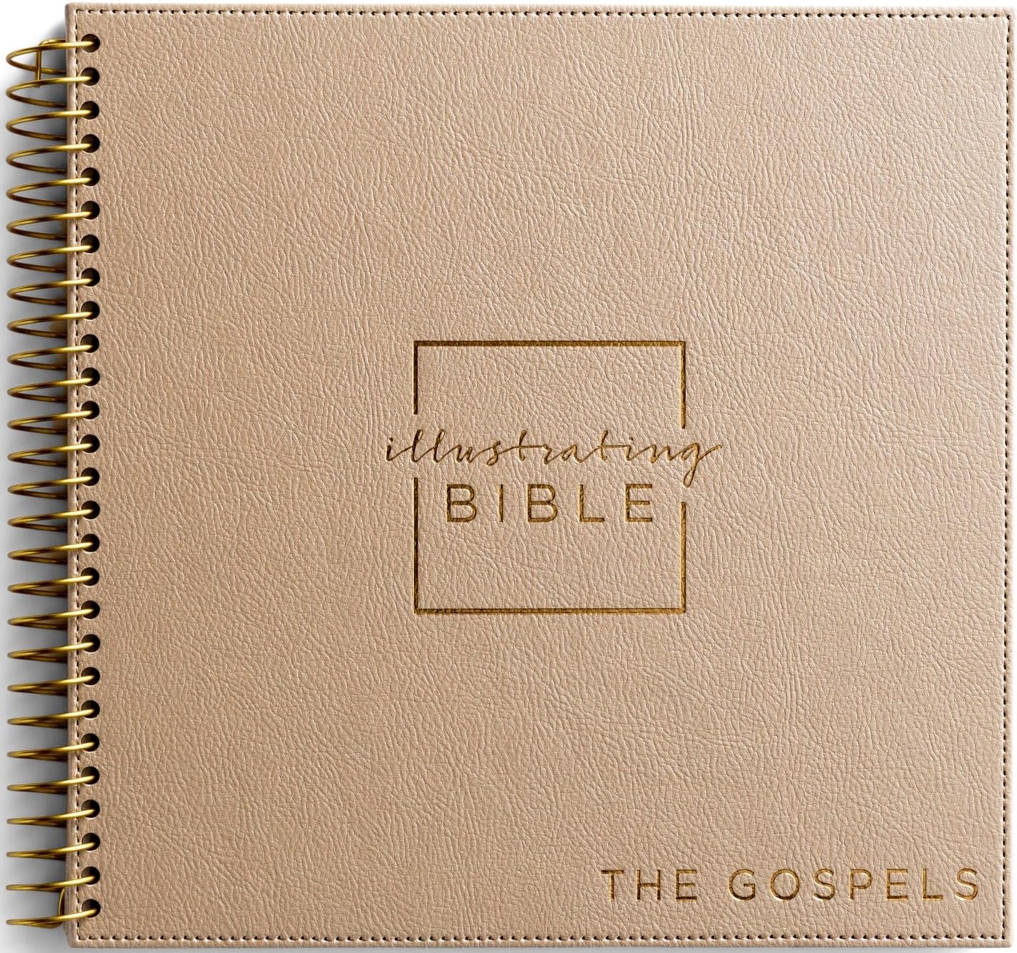 Illustrating Bible NIV: The Gospels Spiral Bound Bible Journal,Used