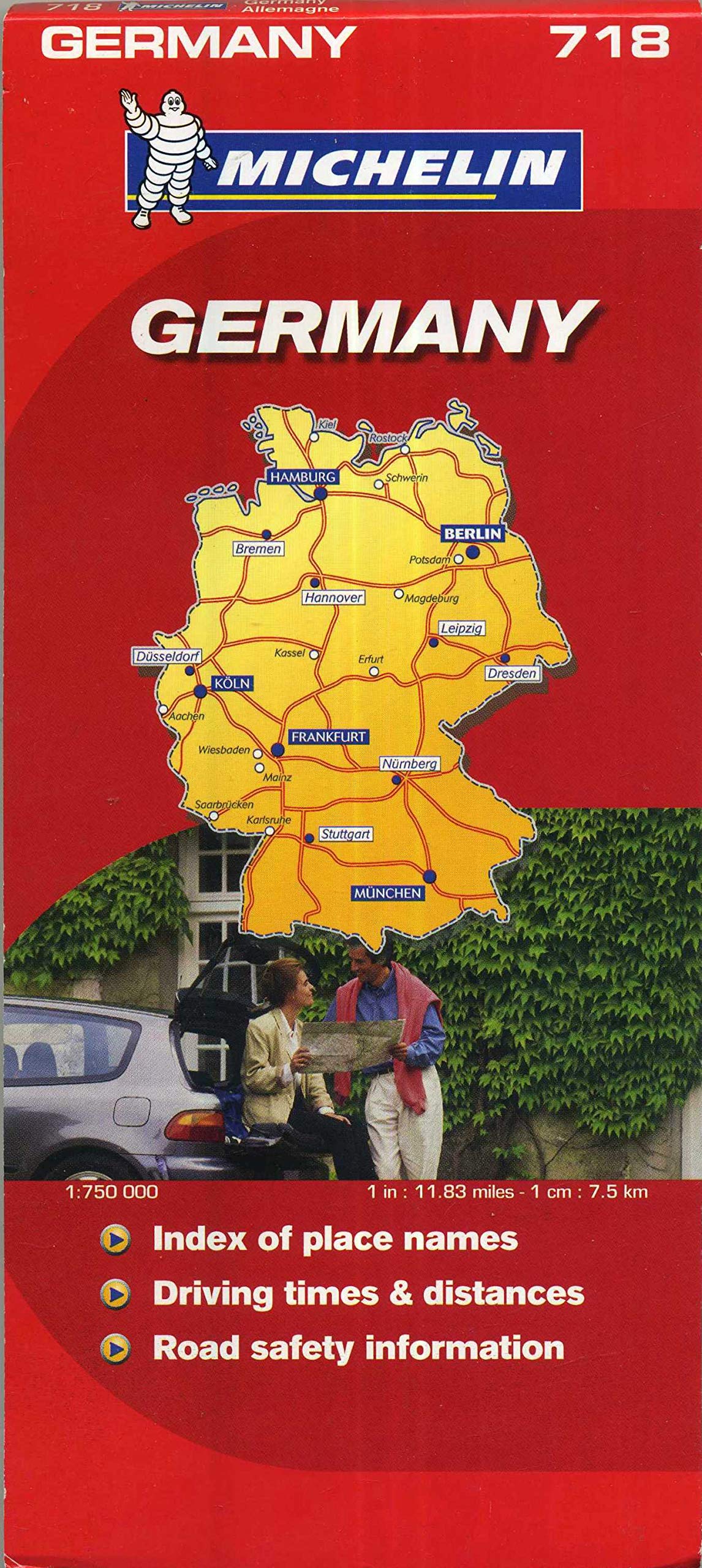 Michelin Map Germany 718 (Maps/Country (Michelin)),Used