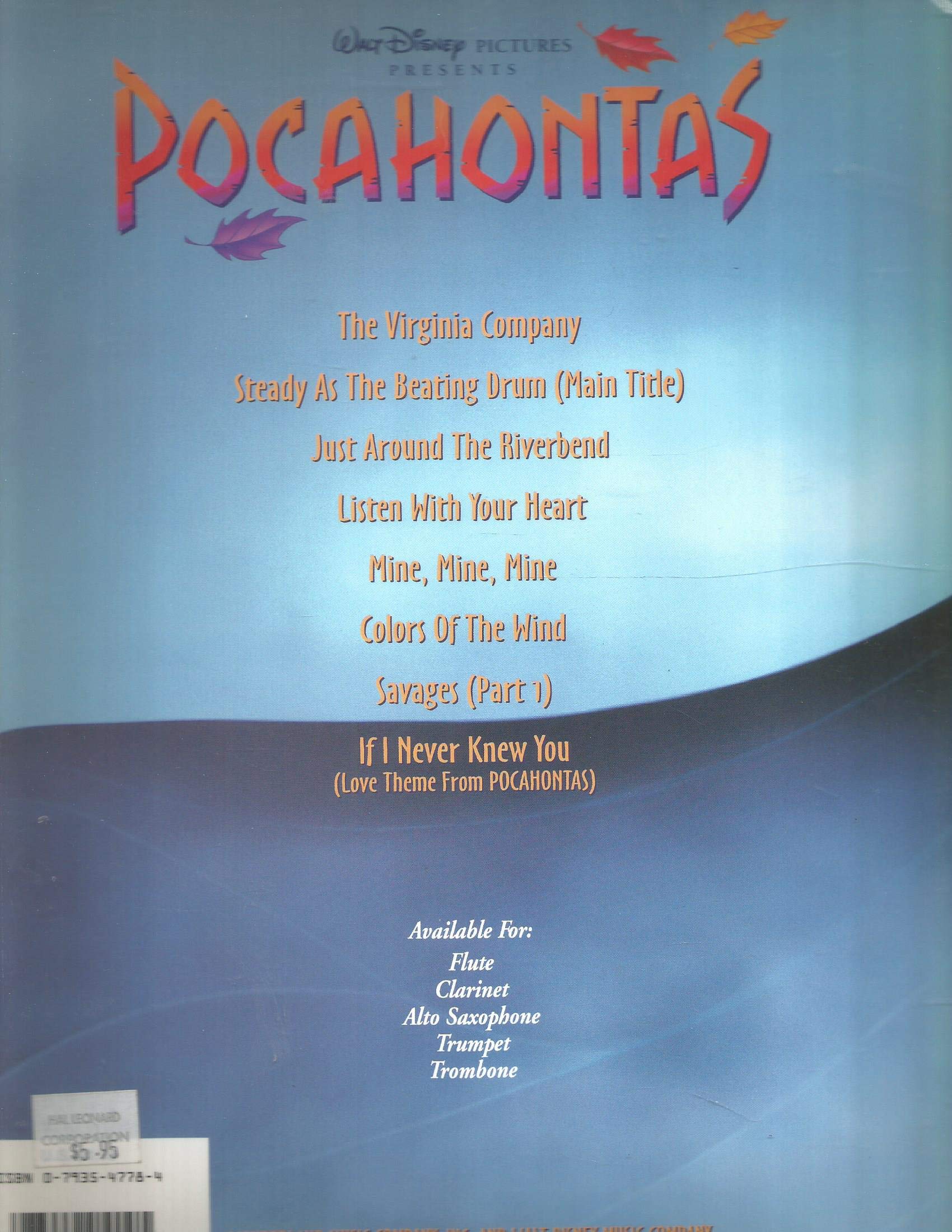 Pocahontas for Trumpet,Used