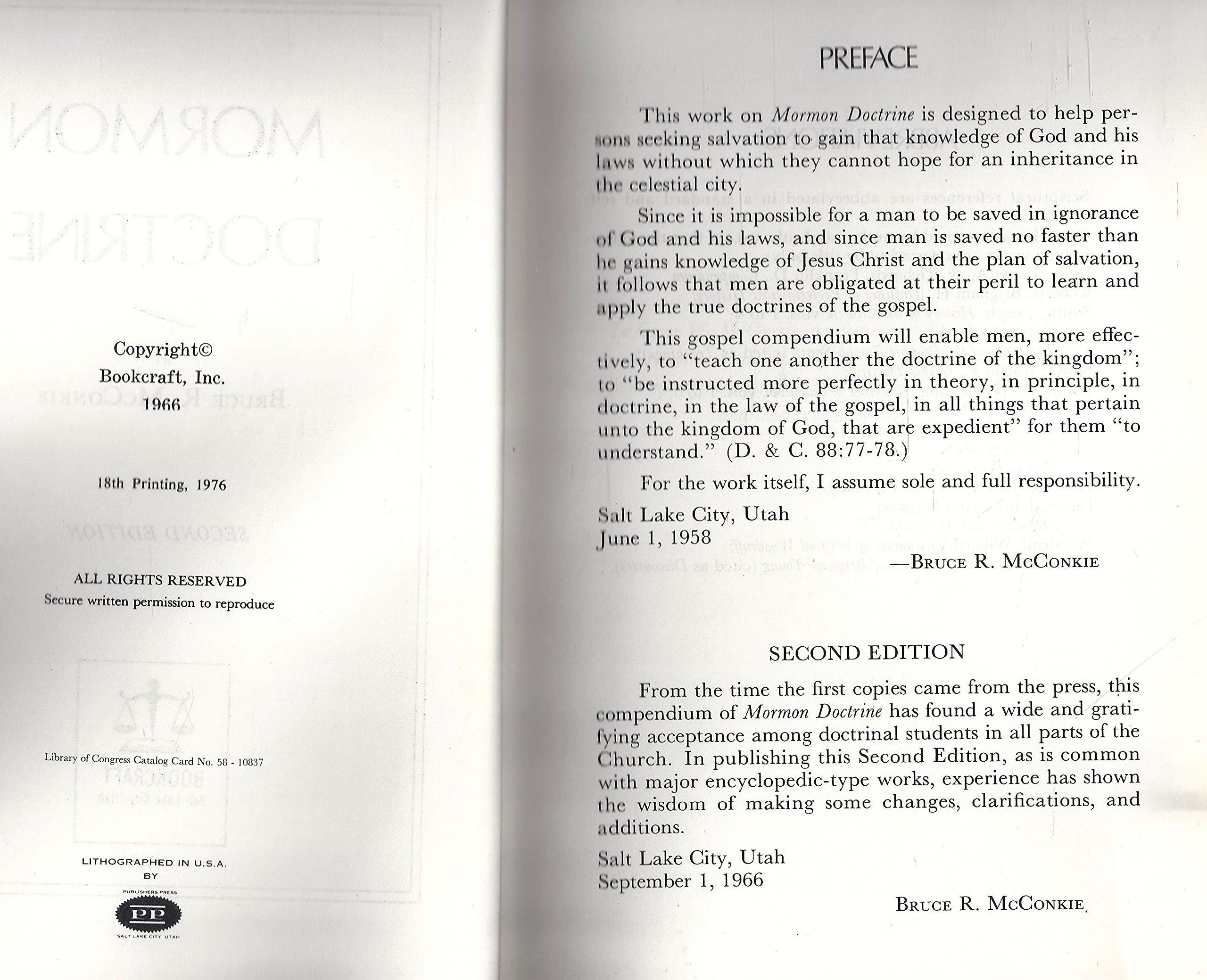 Mormon Doctrine,New