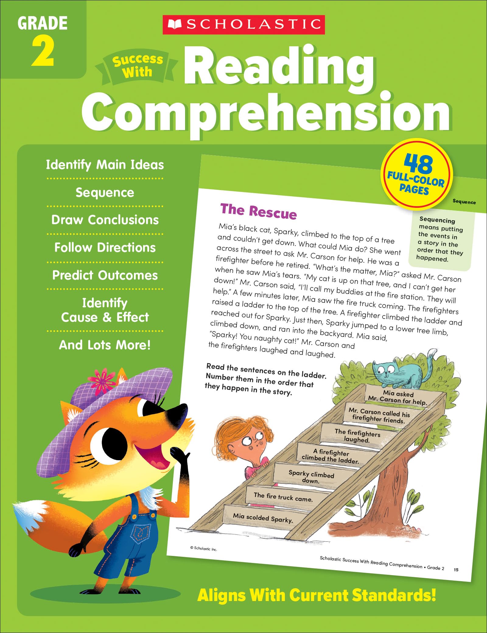 Scholastic Success with Reading Comprehension Grade 2 Workbook (Scholastic, Grade 2),New