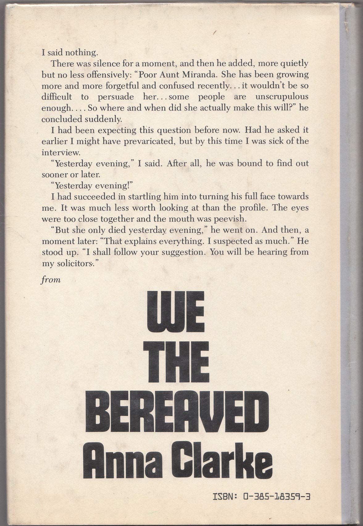 We the Bereaved,Used