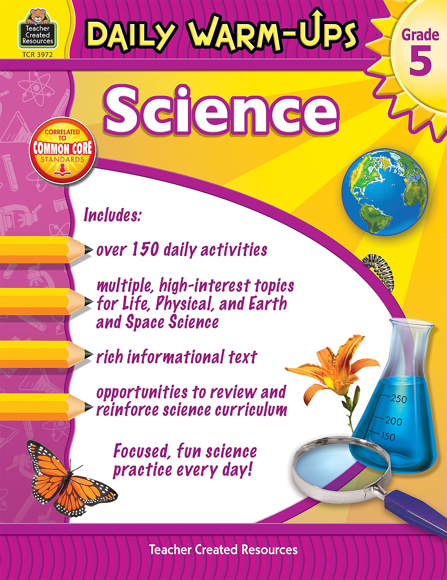 Daily WarmUps: Science Grade 5: Science Grade 5,Used
