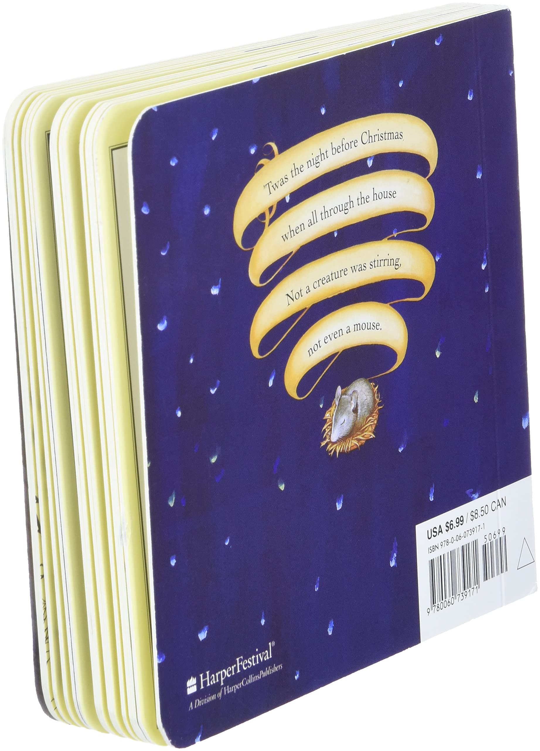 The Night Before Christmas Board Book: A Christmas Holiday Book for Kids,Used