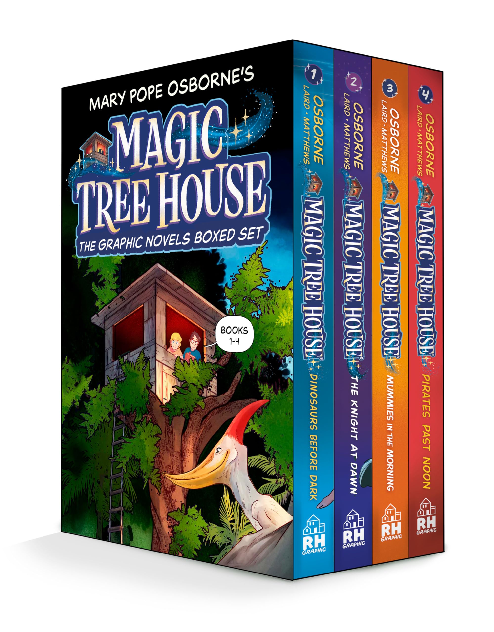 Magic Tree House Graphic Novel Starter Set: (A Graphic Novel Boxed Set) (Magic Tree House (R)),New