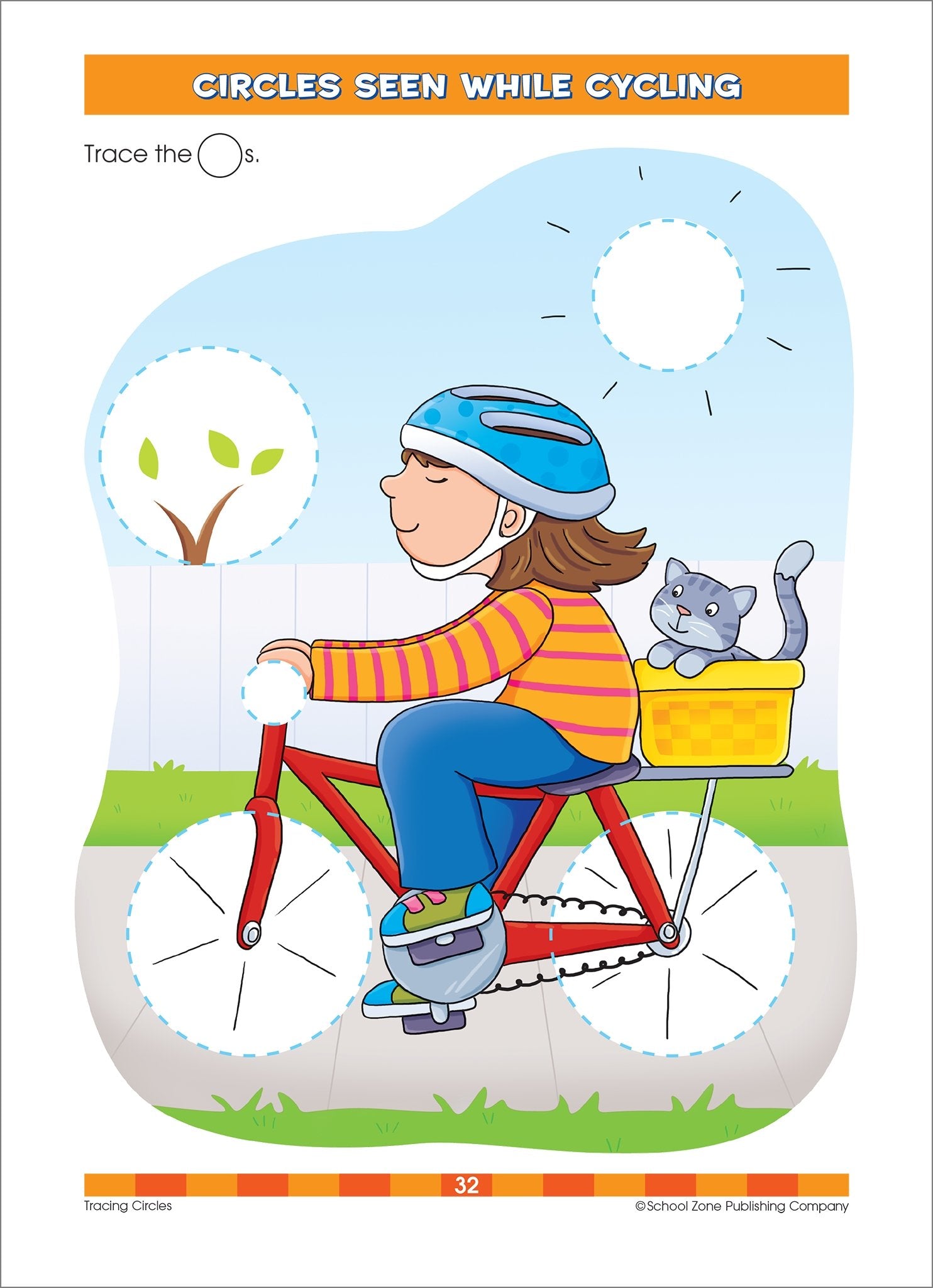 School Zone Colors & Shapes Workbook 64 Pages, Ages 3 To 5, Preschool, Kindergarten, Color Names, Patterns, Tracing, Object ,Used