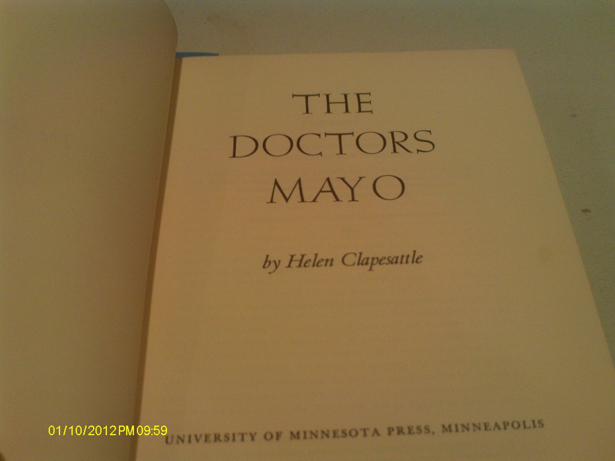 The Doctors Mayo.,New