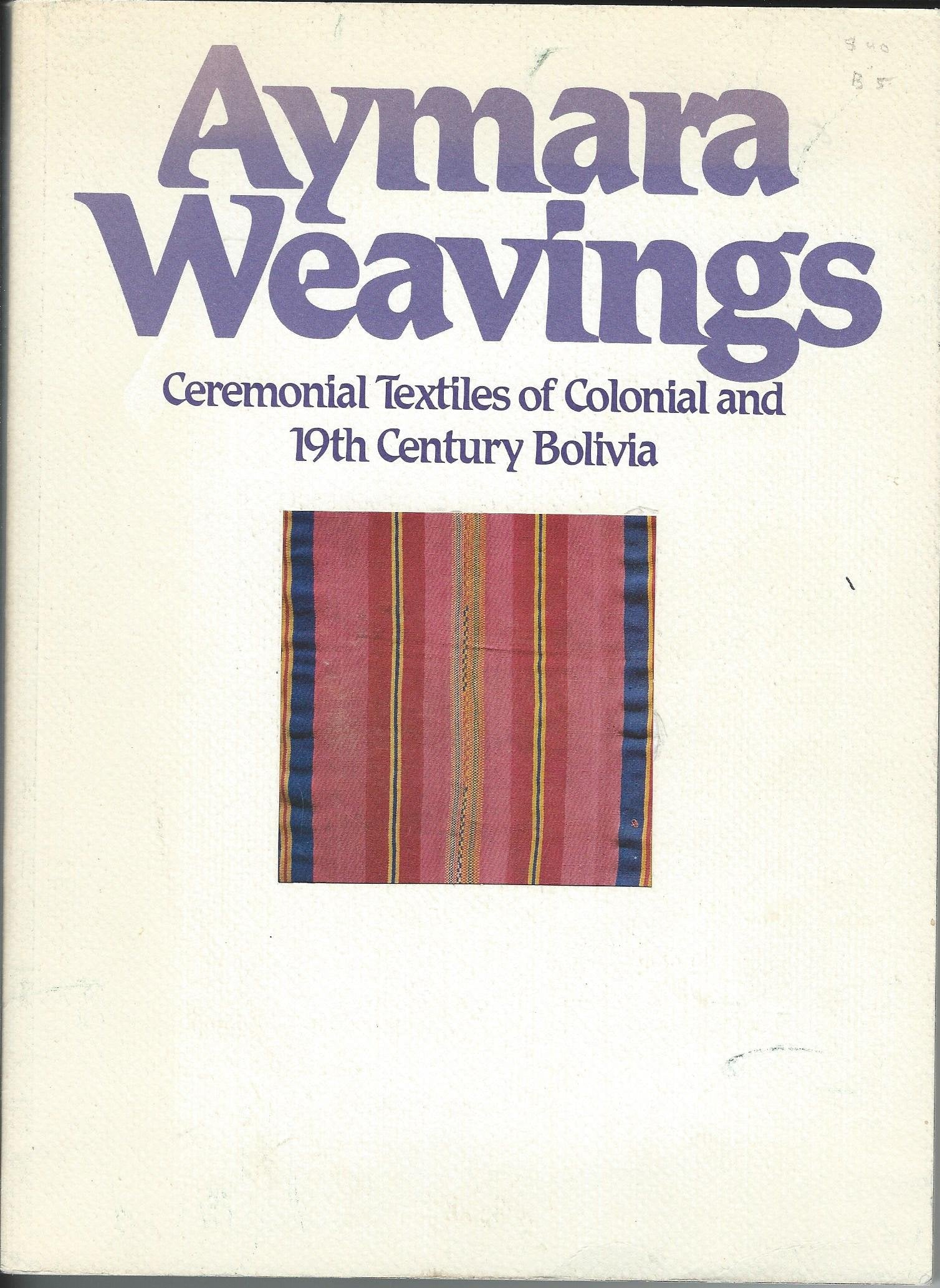 Aymara Weavings,Used