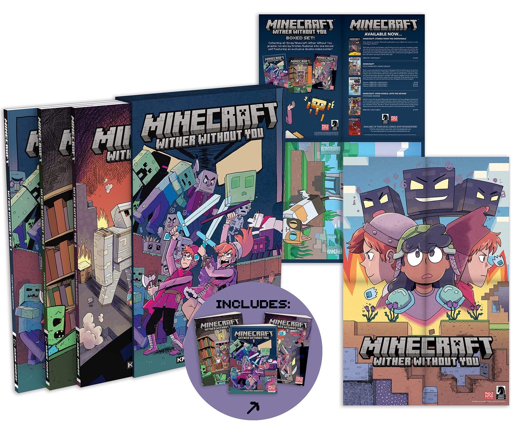 Minecraft: Wither Without You Boxed Set (Graphic Novels),Used