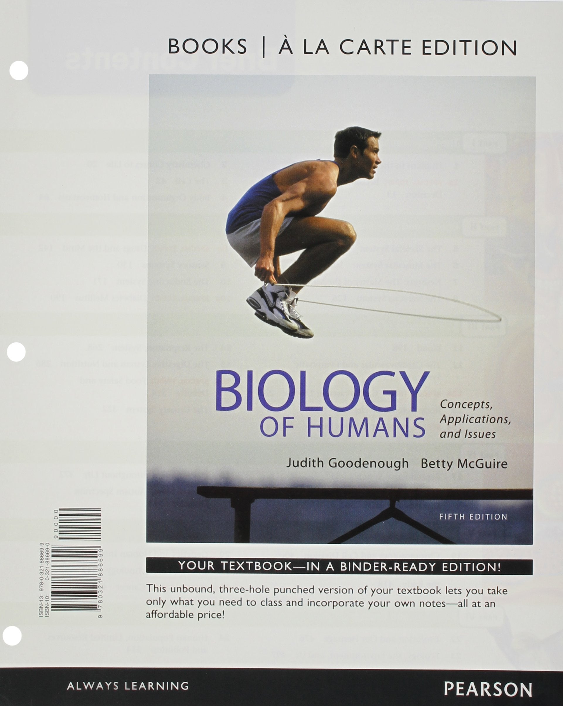Biology of Humans: Concepts, Applications, and Issues, Books a la Carte Edition (5th Edition),Used