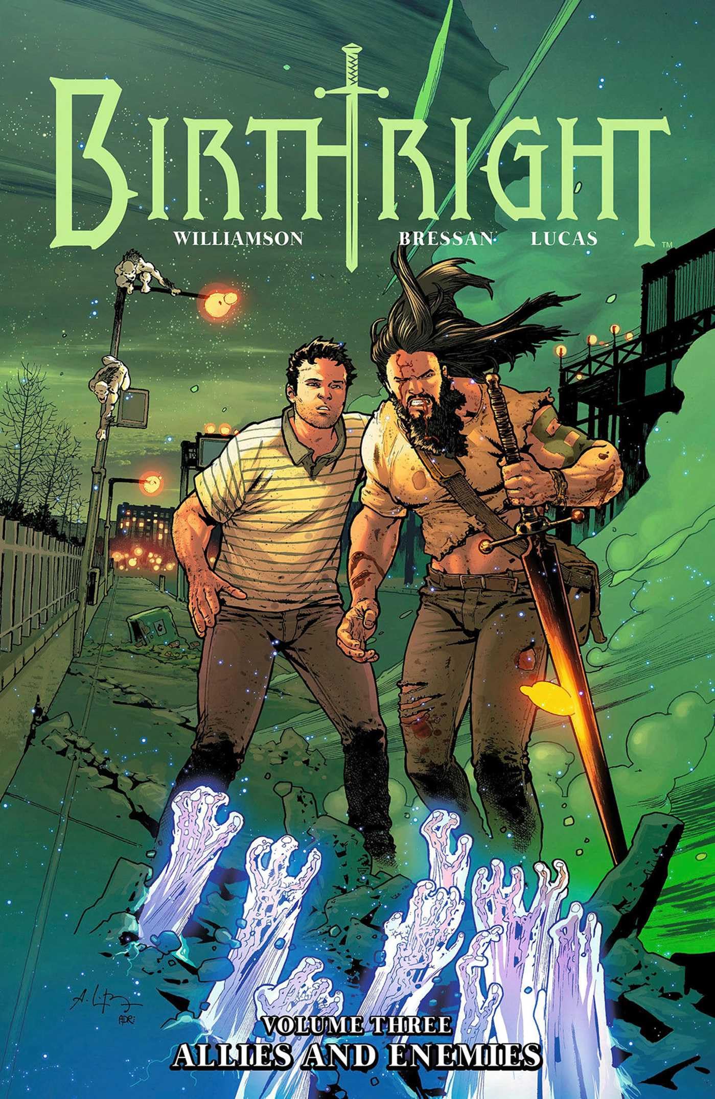 Birthright Volume 3: Allies and Enemies (Birthright, 3),Used