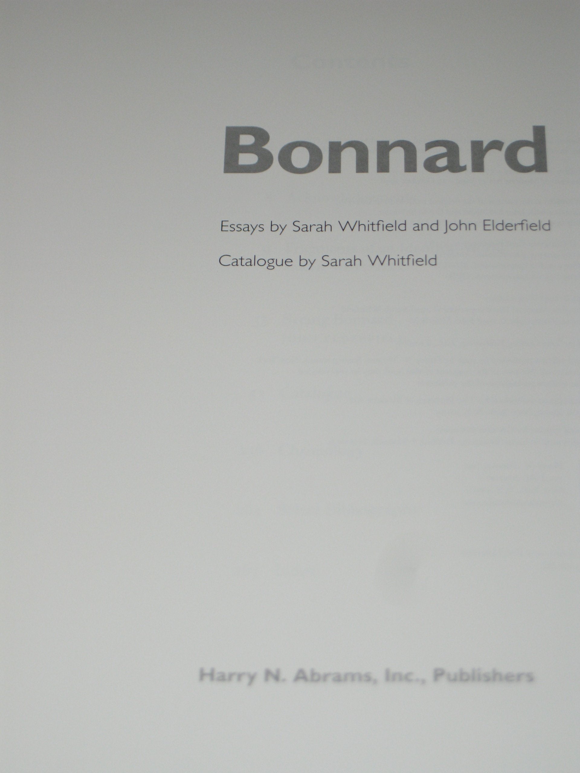 Bonnard,New