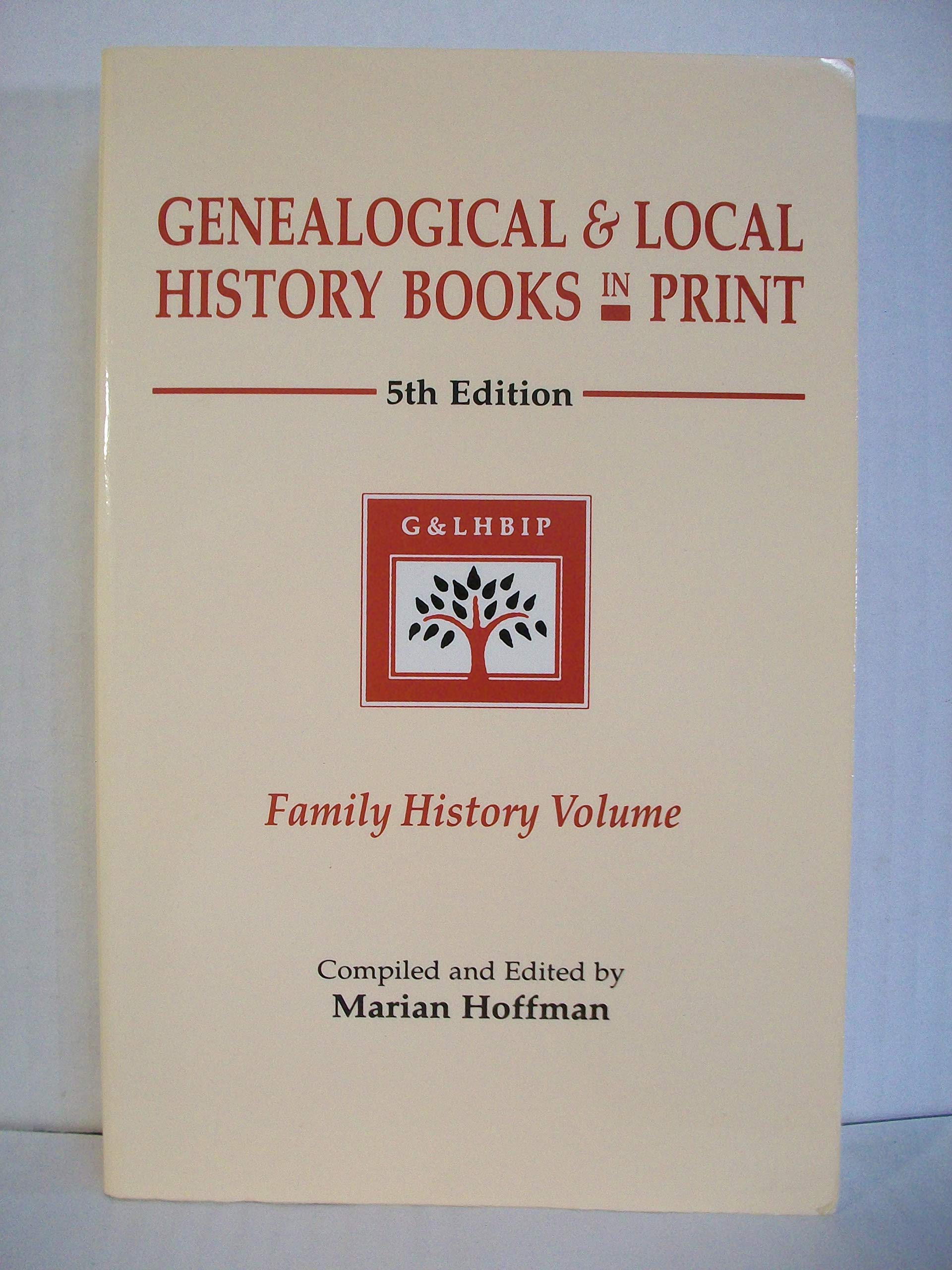 Genealogical & Local History Books in Print 5th Edition Family History Volume,Used