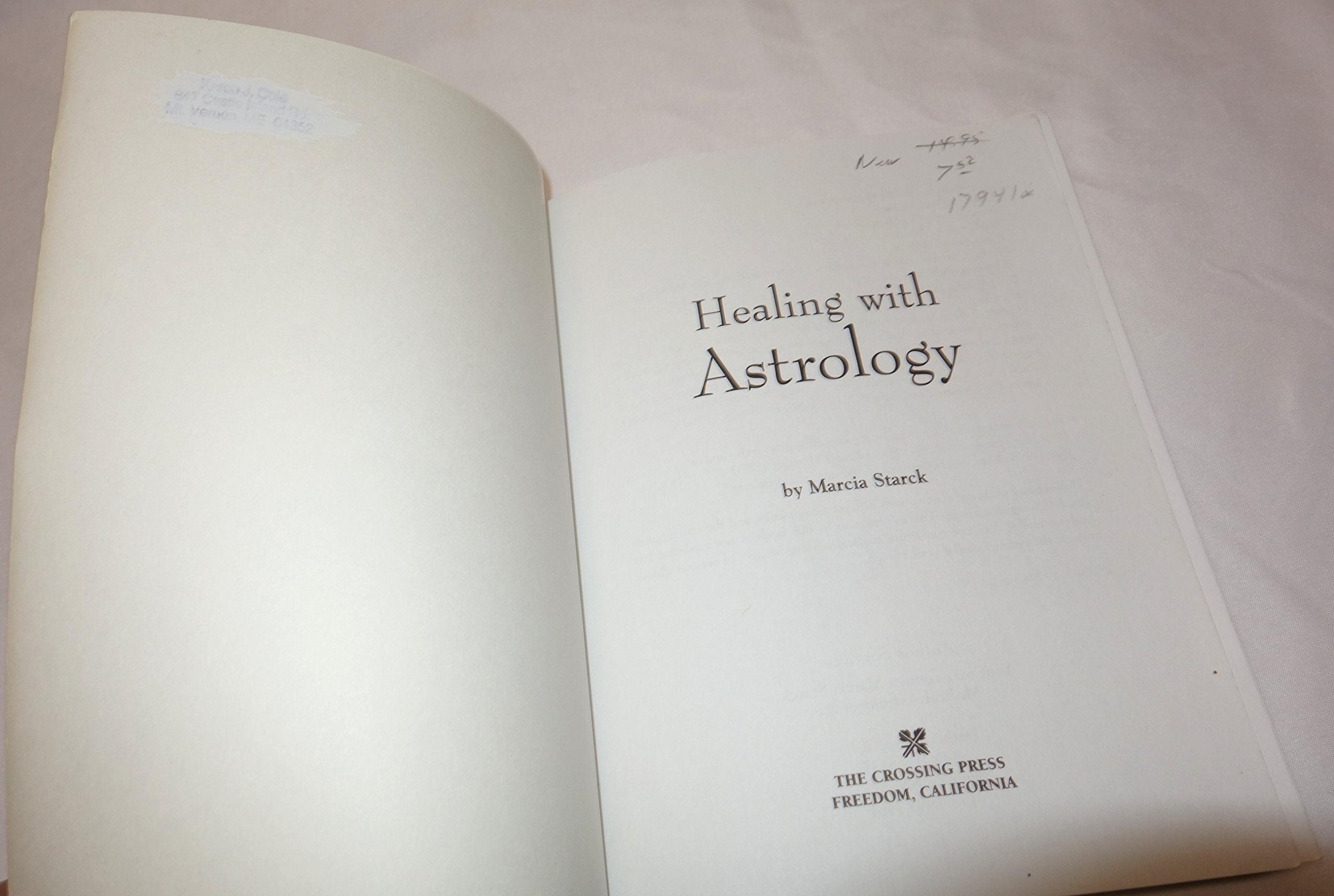 Healing With Astrology,Used
