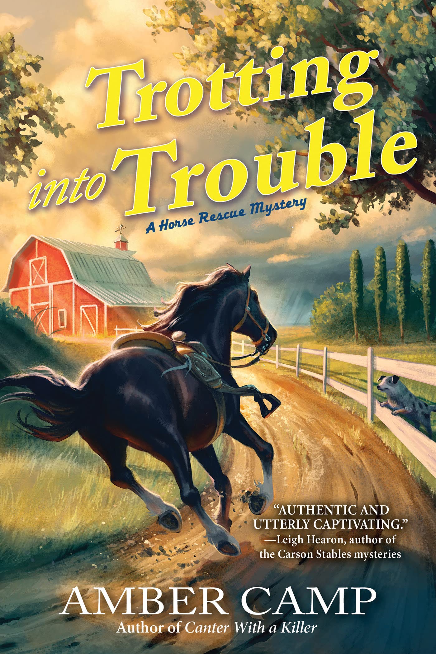 Trotting Into Trouble (Horse Rescue Mystery, A),Used