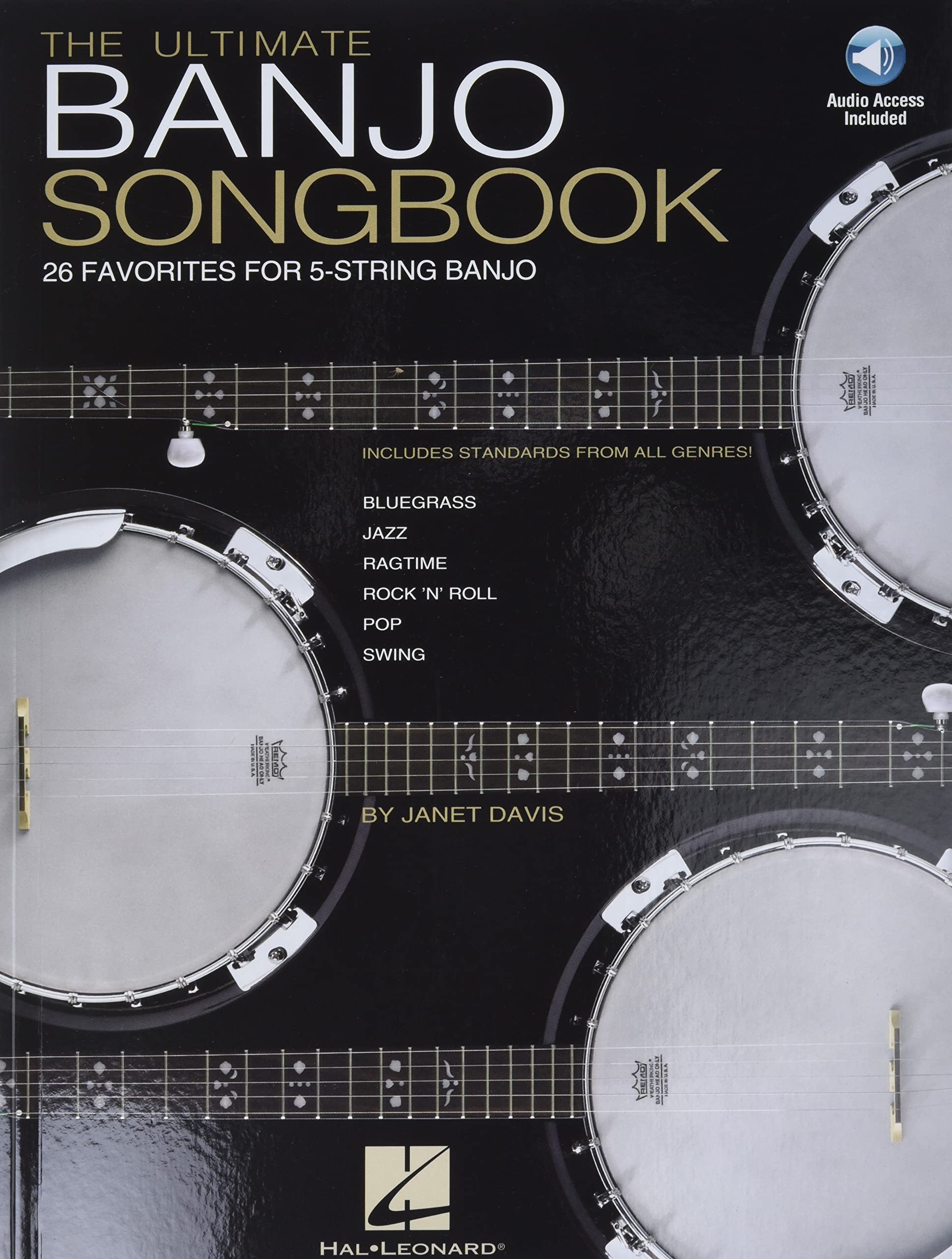 Ultimate Banjo Songbook  26 Favorites Arranged For 5String Banjo Book/Online Audio,Used