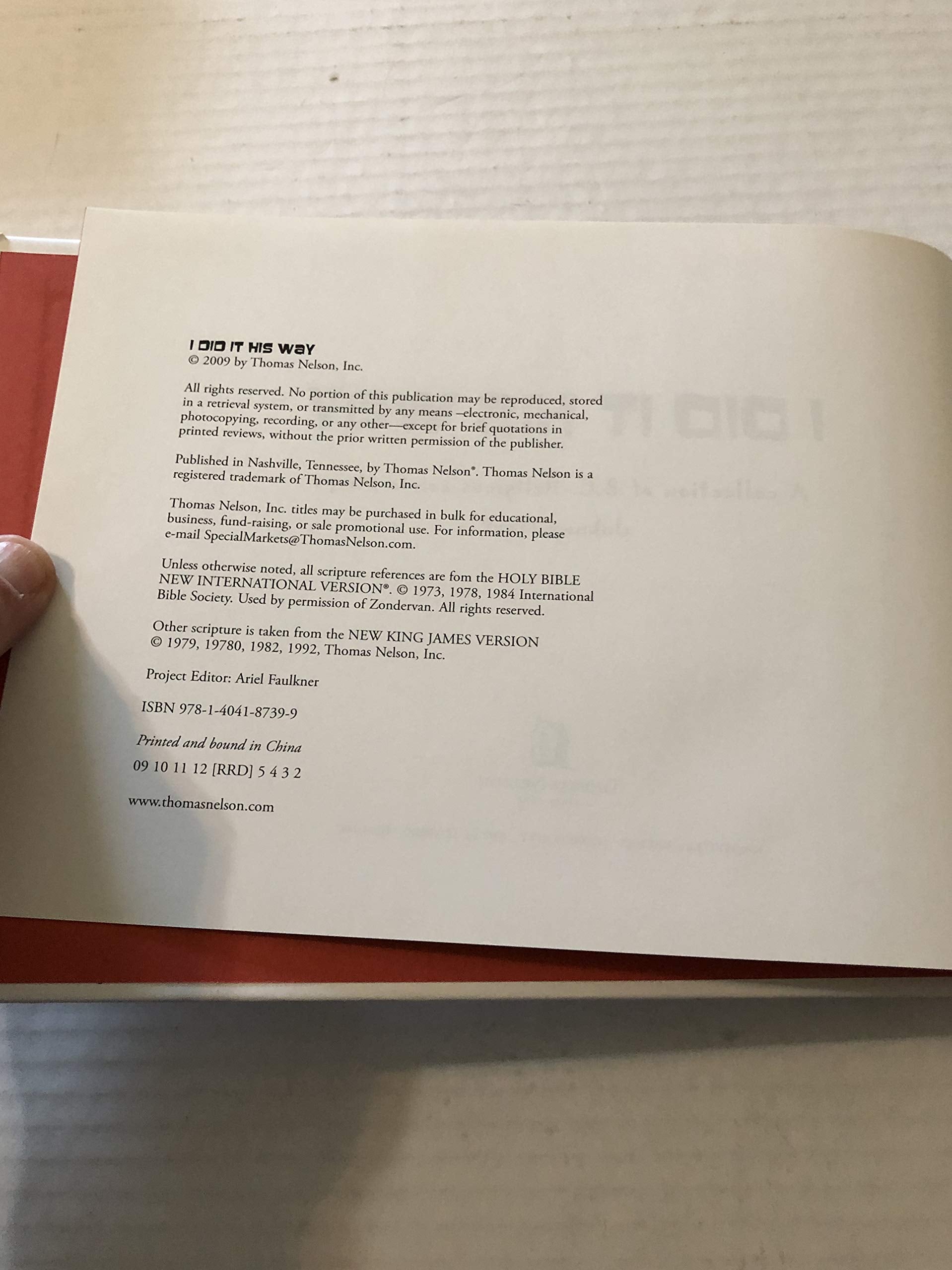 I Did It His Way: A Collection of B.C. Religious Comic Strips,Used