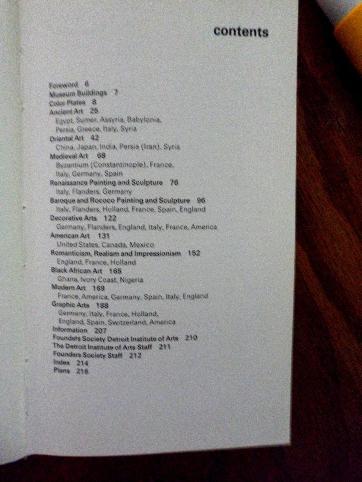 The Detroit Institute Of Arts Illustrated Handbook,Used