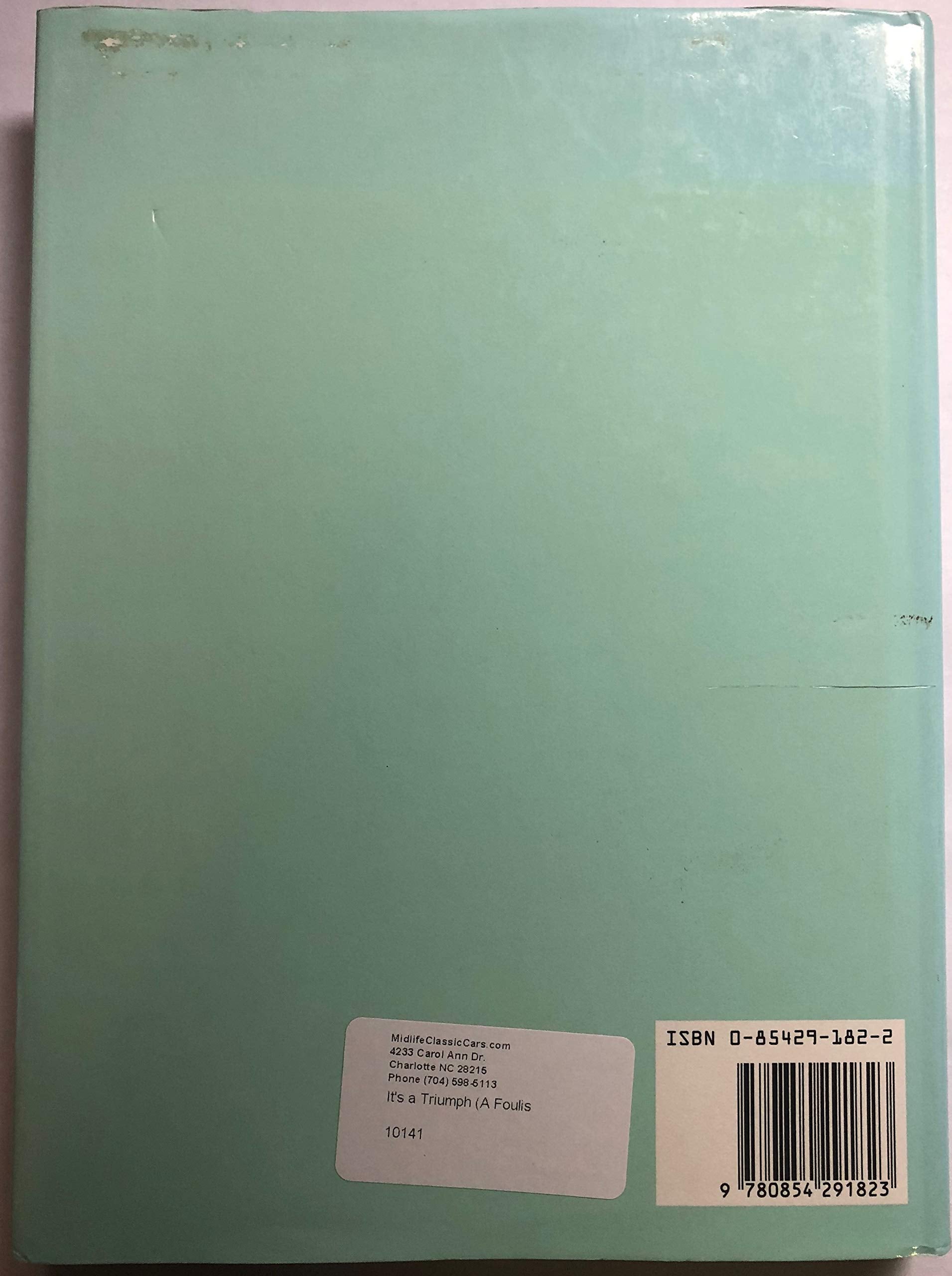 It's a Triumph (A Foulis motorcycling book),Used