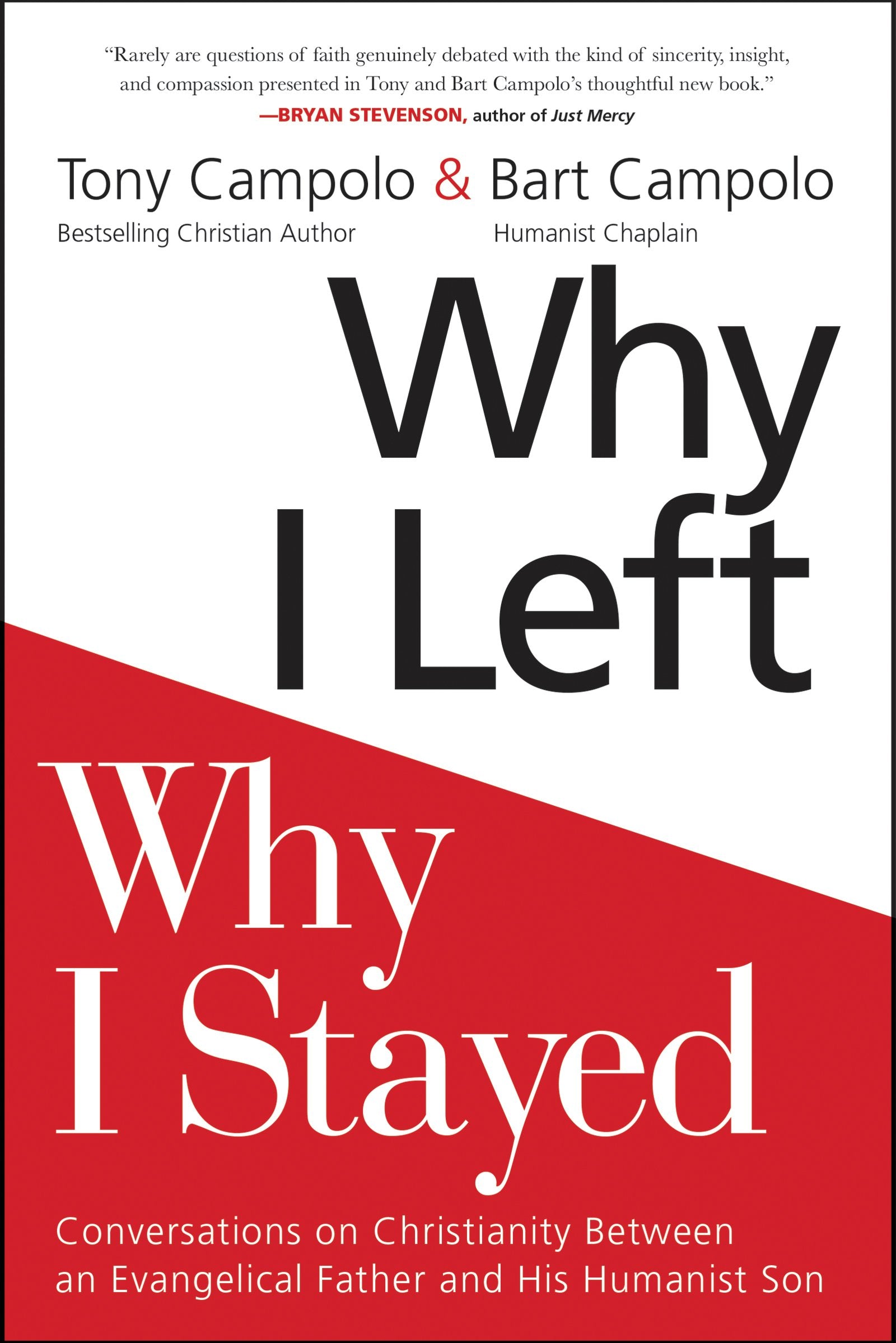 Why I Left, Why I Stayed: Conversations on Christianity Between an Evangelical Father and His Humanist Son,Used