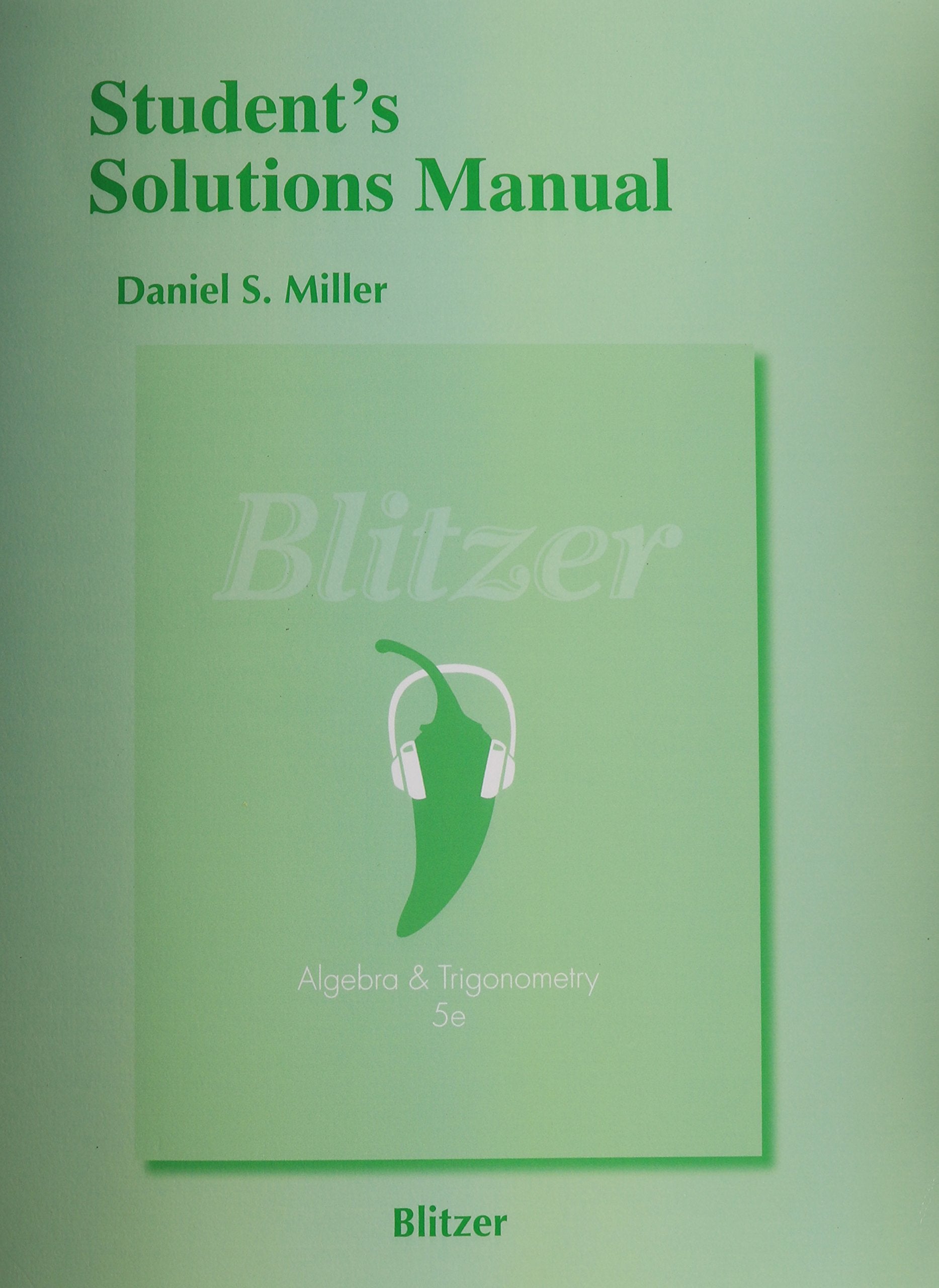 Student's Solutions Manual for Algebra and Trigonometry,New