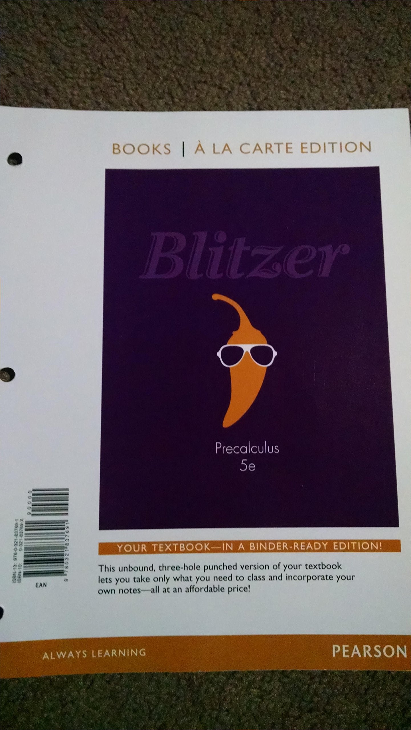 Precalculus, Books a la Carte Edition (5th Edition),Used