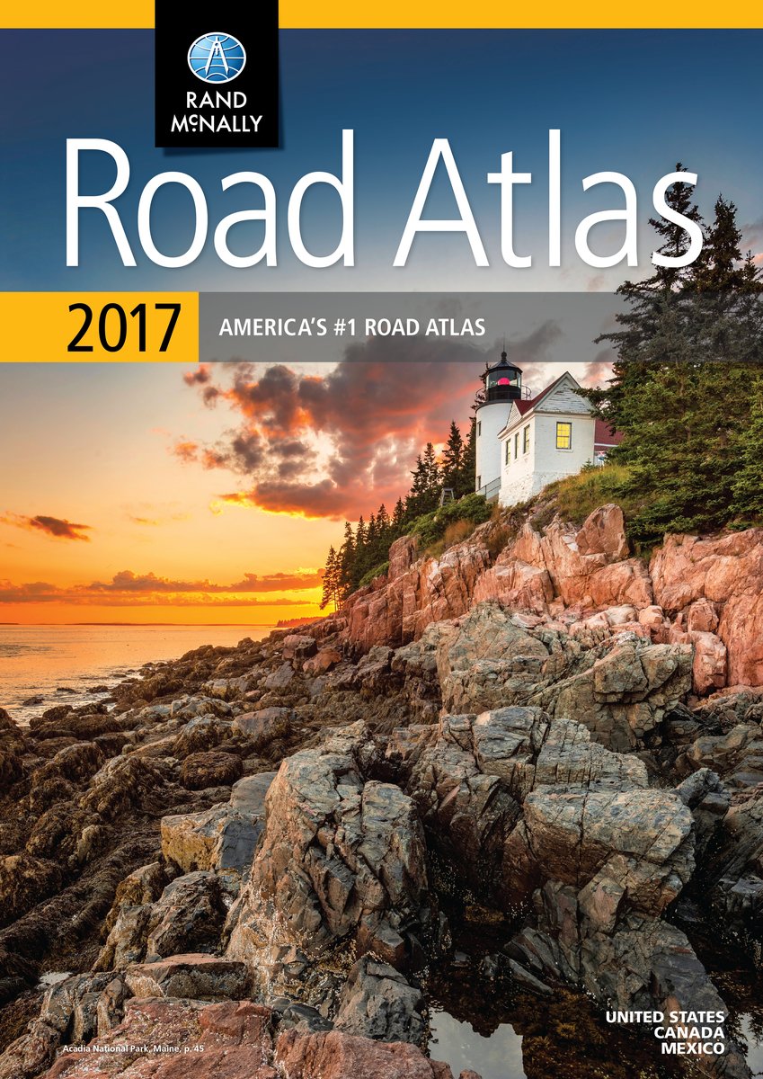 Rand McNally 2017 Road Atlas: United States, Canada, Mexico,Used