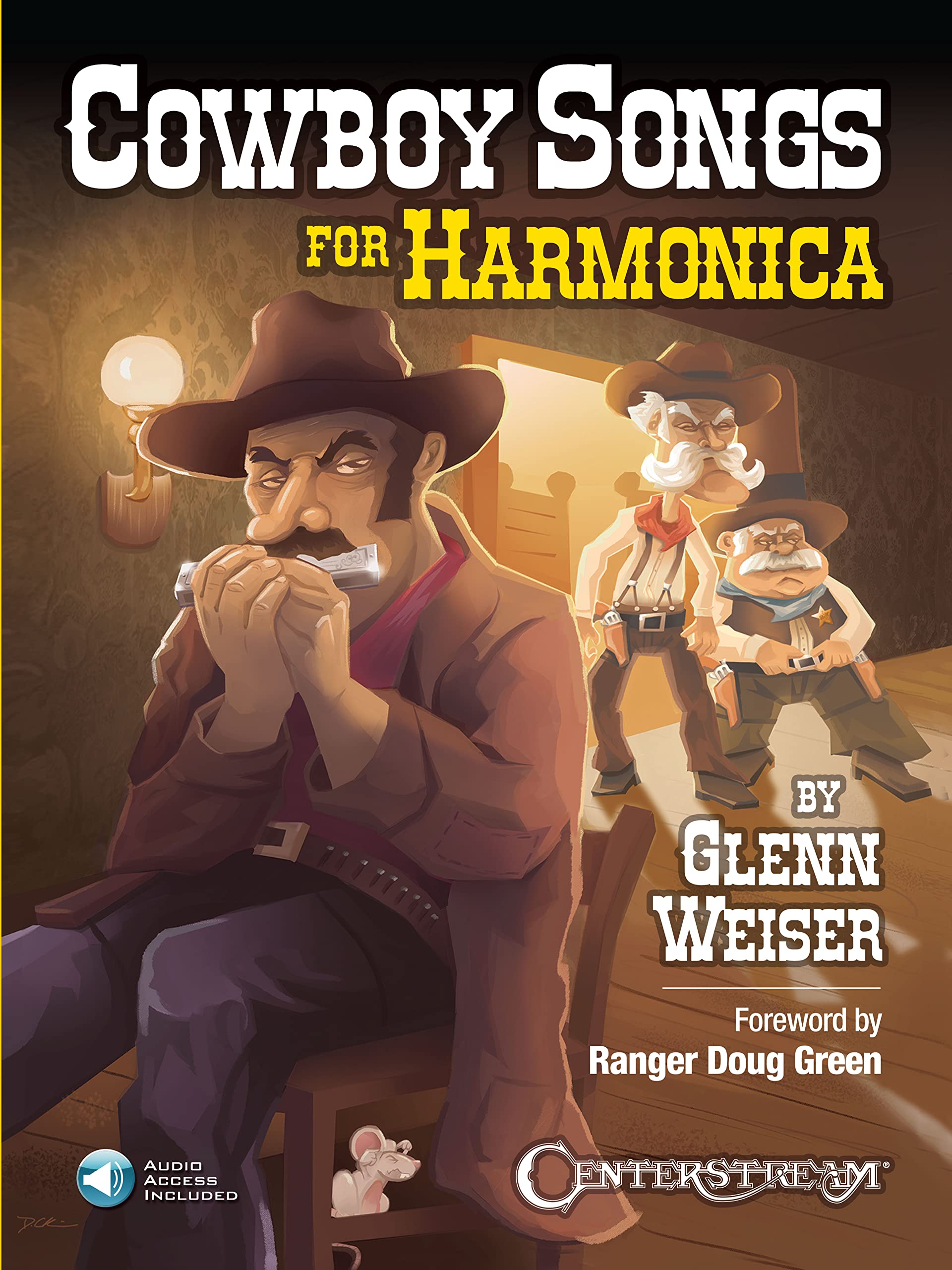 Cowboy Songs For Harmonica,Used