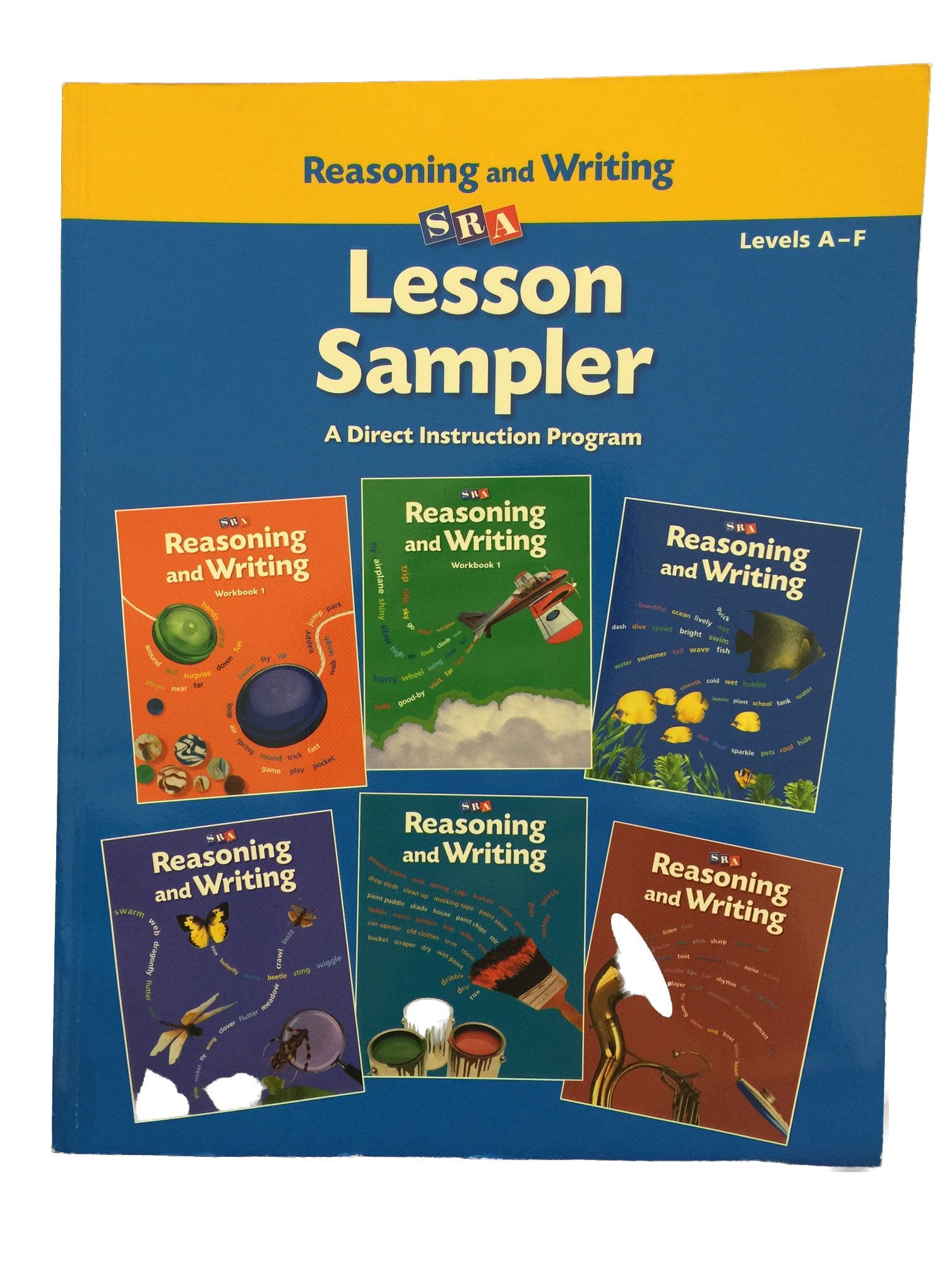 Reasoning and Writing  Lesson Sampler  Levels AF,Used