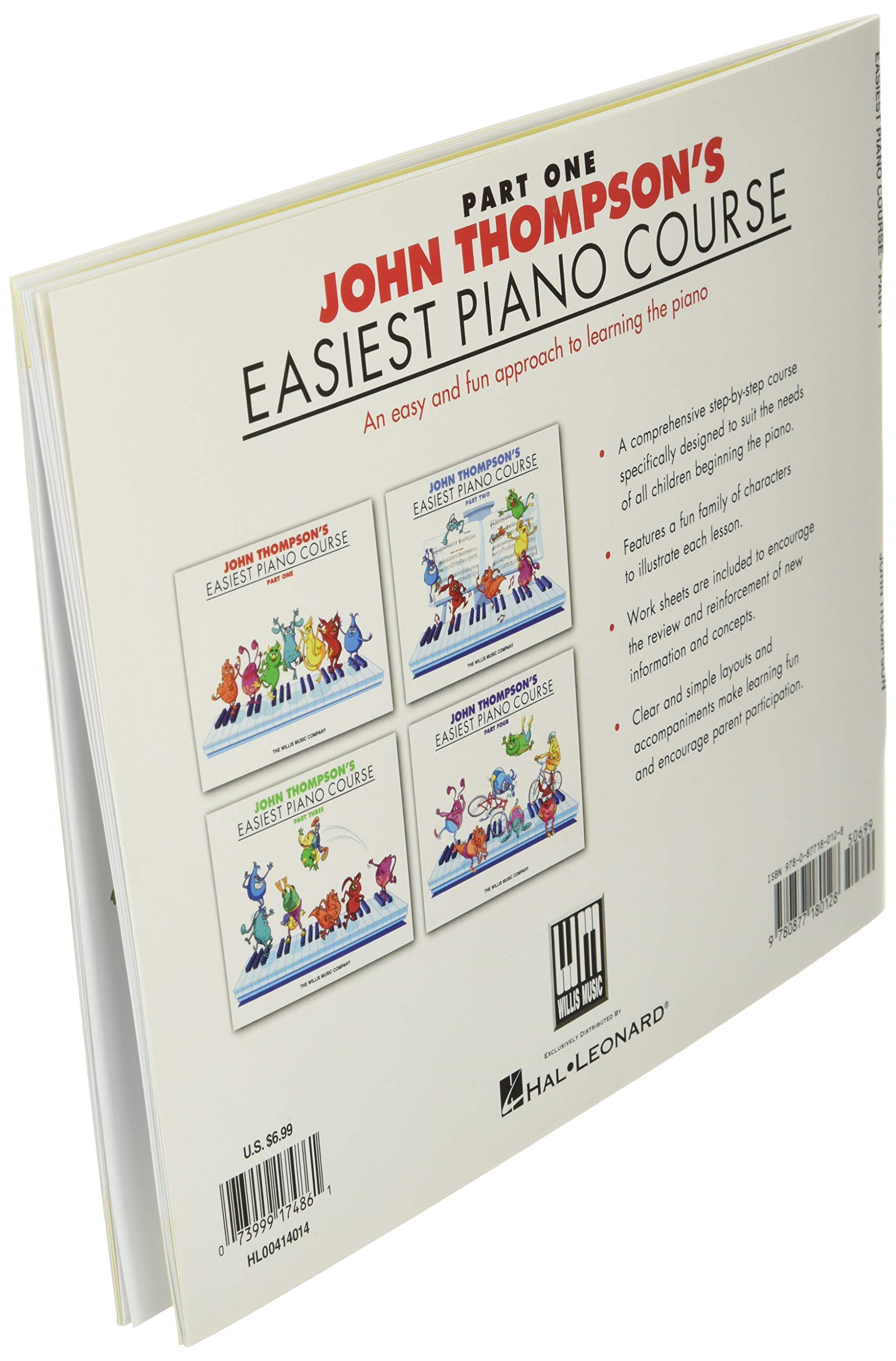 John Thompson's Easiest Piano Course Part 1,New