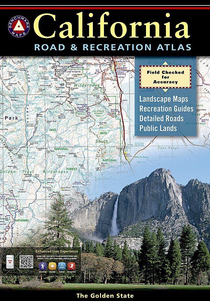 Benchmark California Road & Recreation Atlas,New